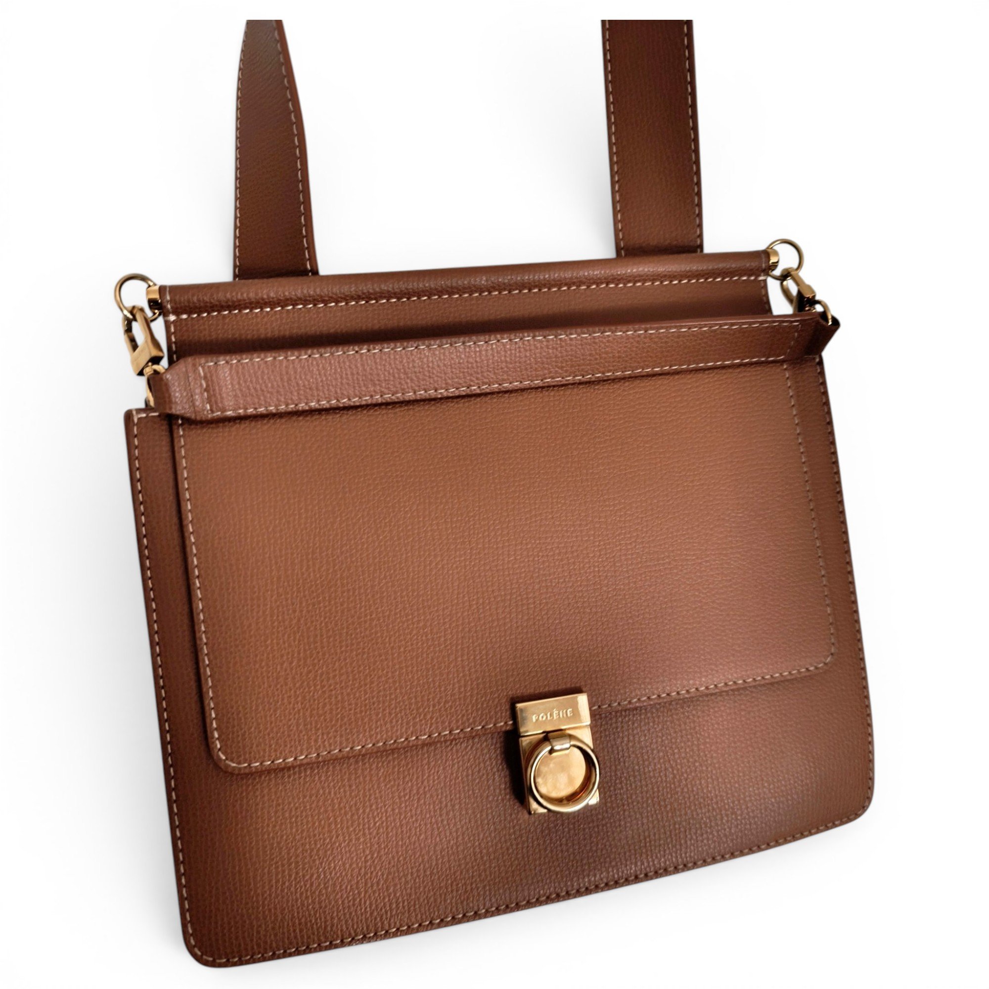 Numéro Sept leather handbag