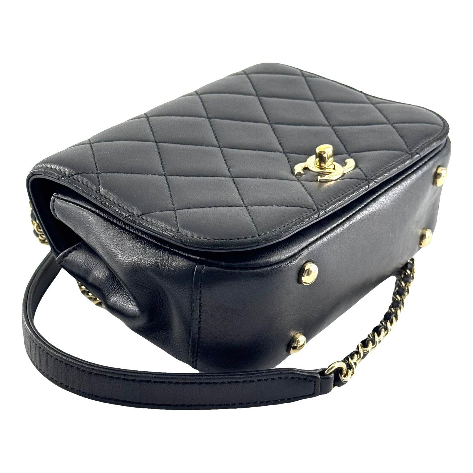 Coco Handle leather handbag