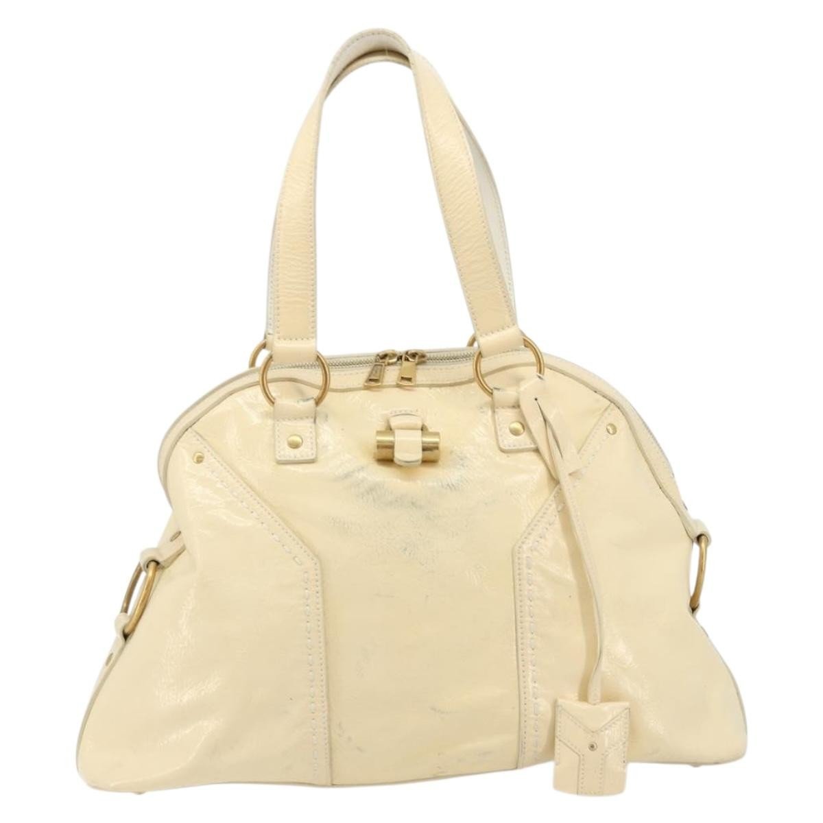 Muse II patent leather handbag
