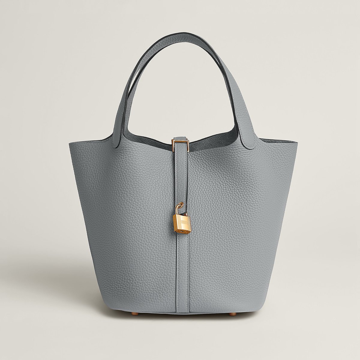 Hermès Picotin 22 in グリ・パンタン