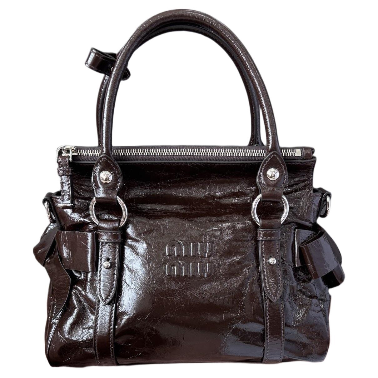 Leather handbag