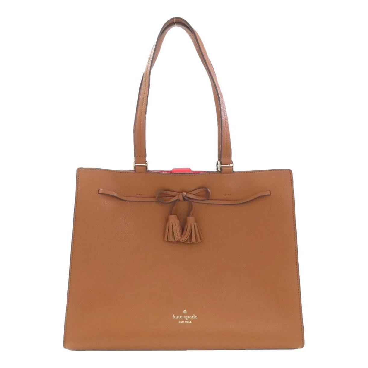 Leather tote