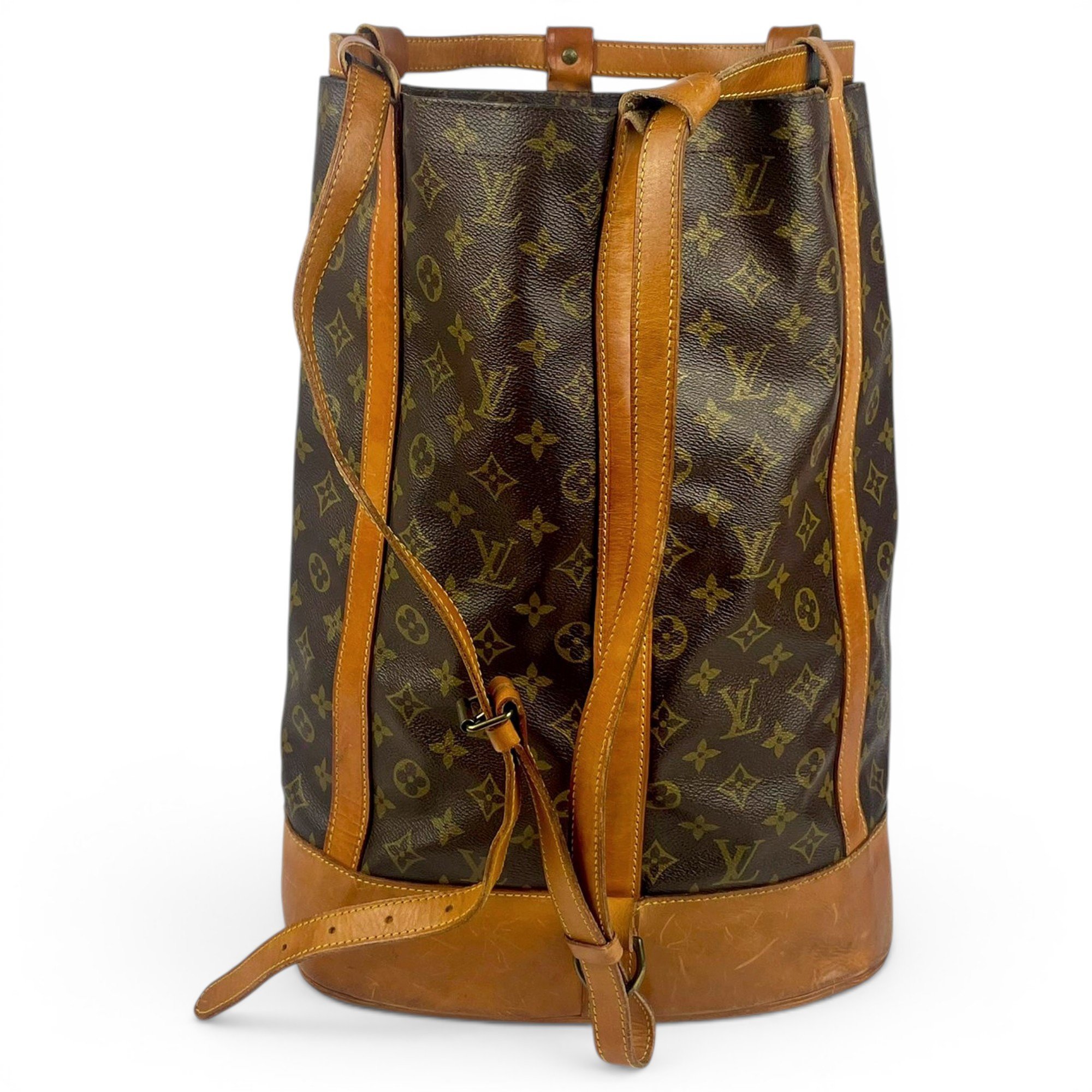 Randonnée leather backpack