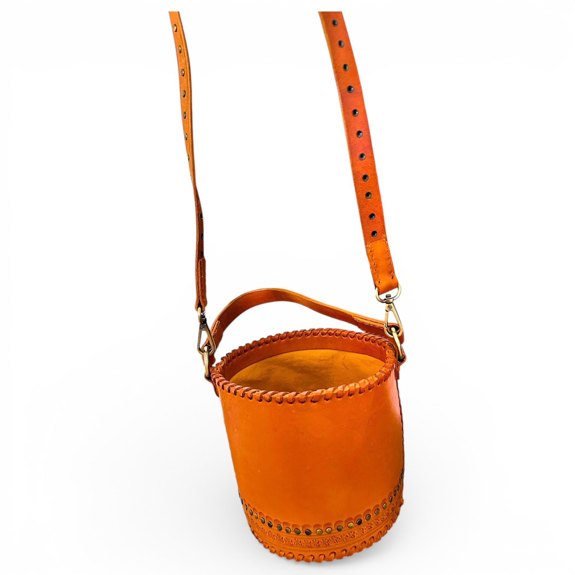 Leather handbag