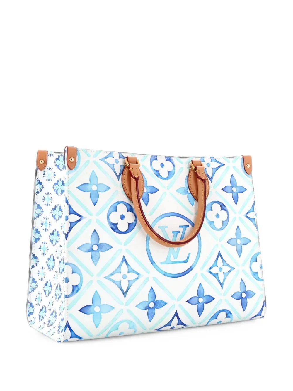 OnTheGo Monogram Tiles By The Pool MM tote bag