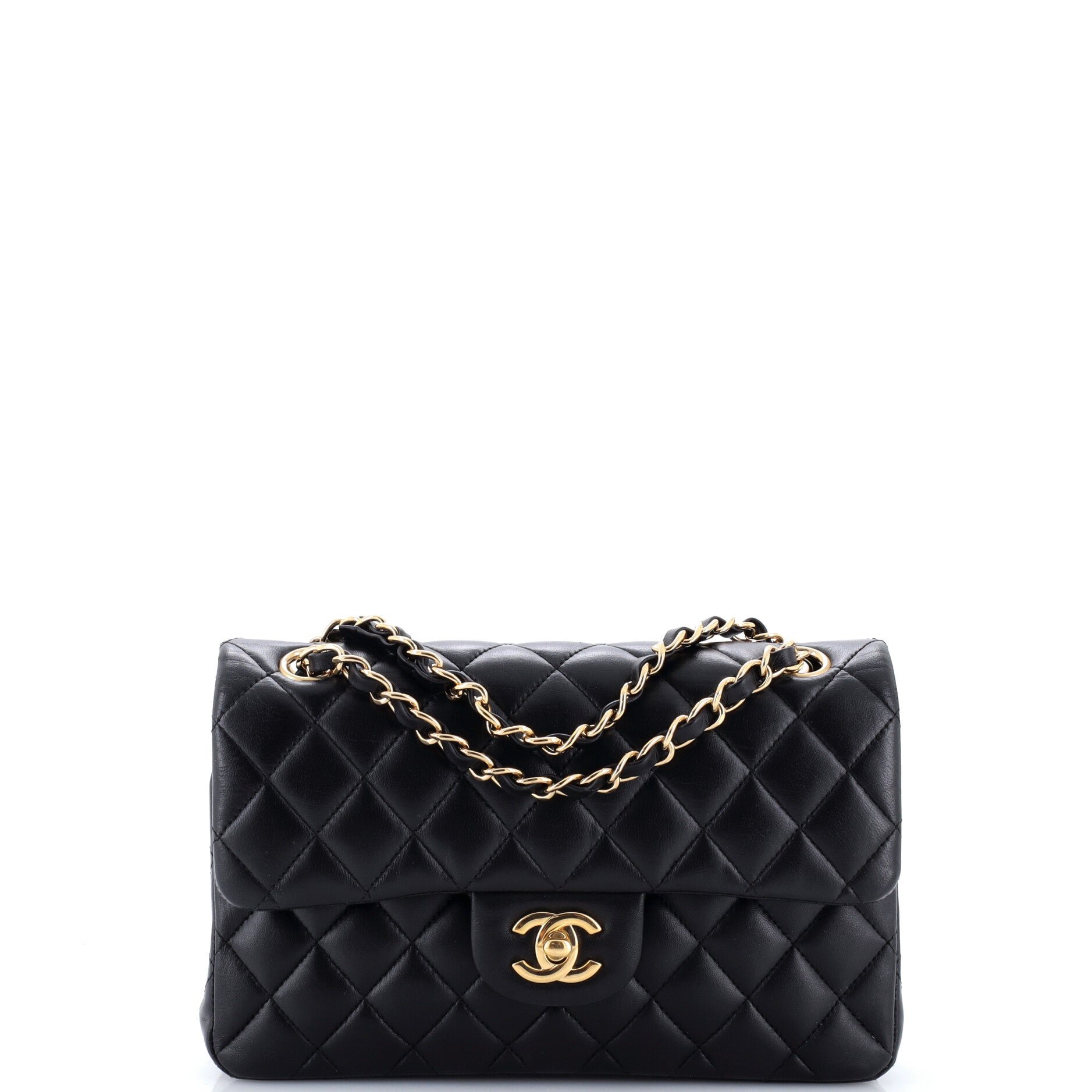 Classic Double Flap Bag Quilted Lambskin Small