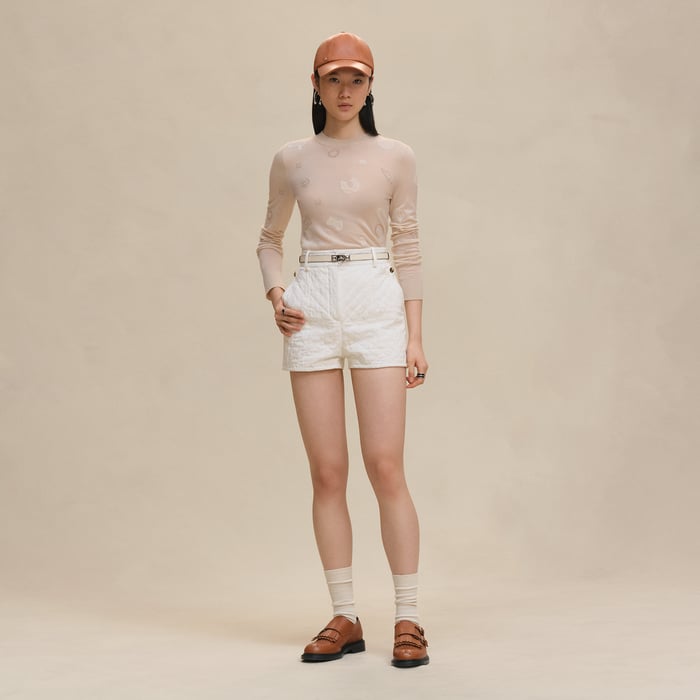 Blanc Cygne "Candy Libris" Light Long-sleeve Sweater