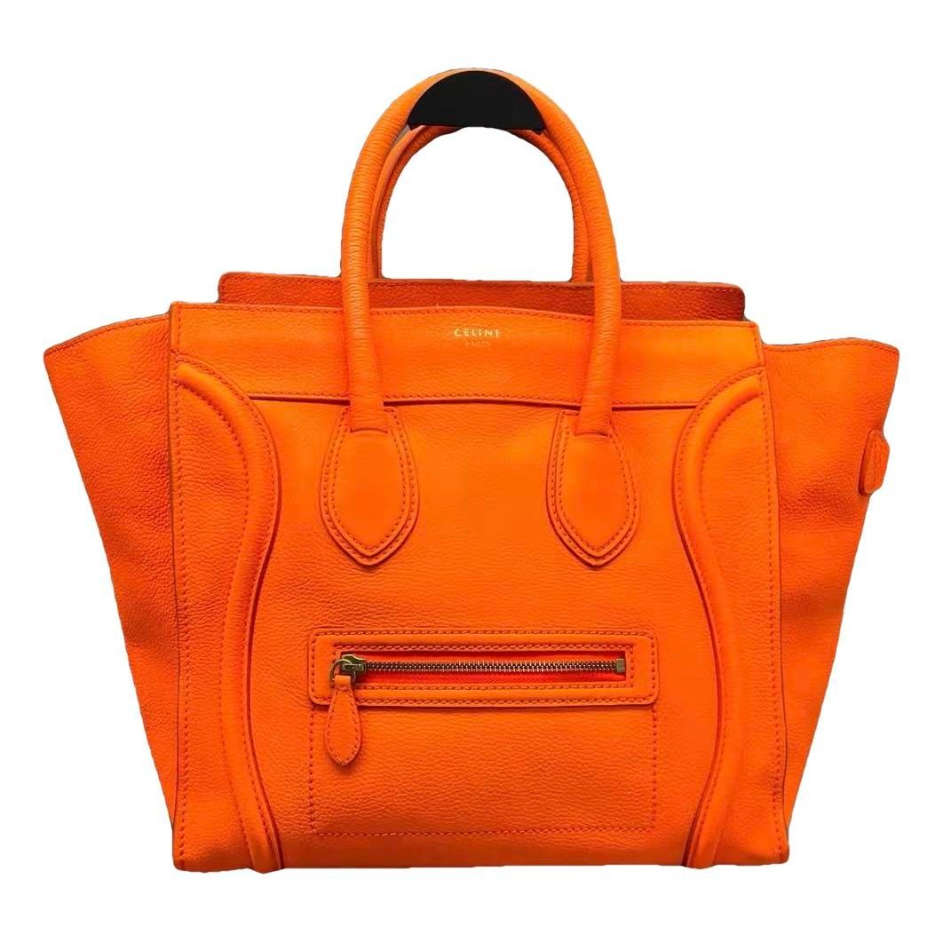 Luggage leather handbag