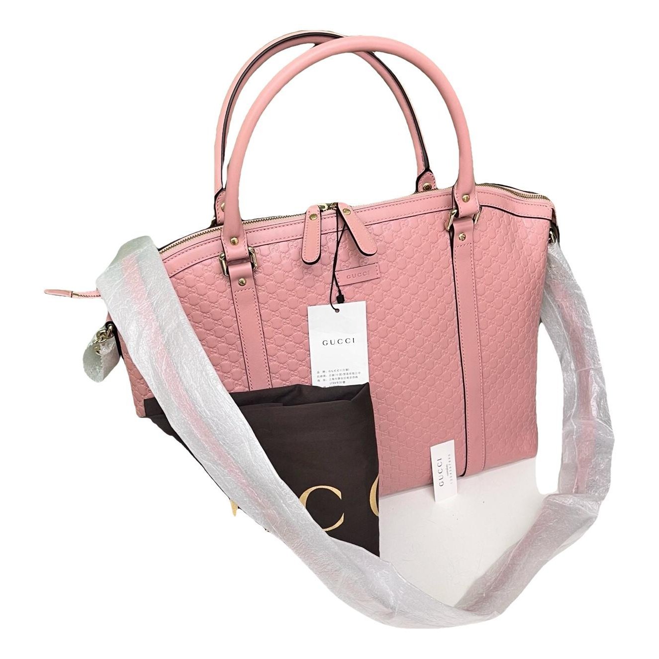 Leather handbag