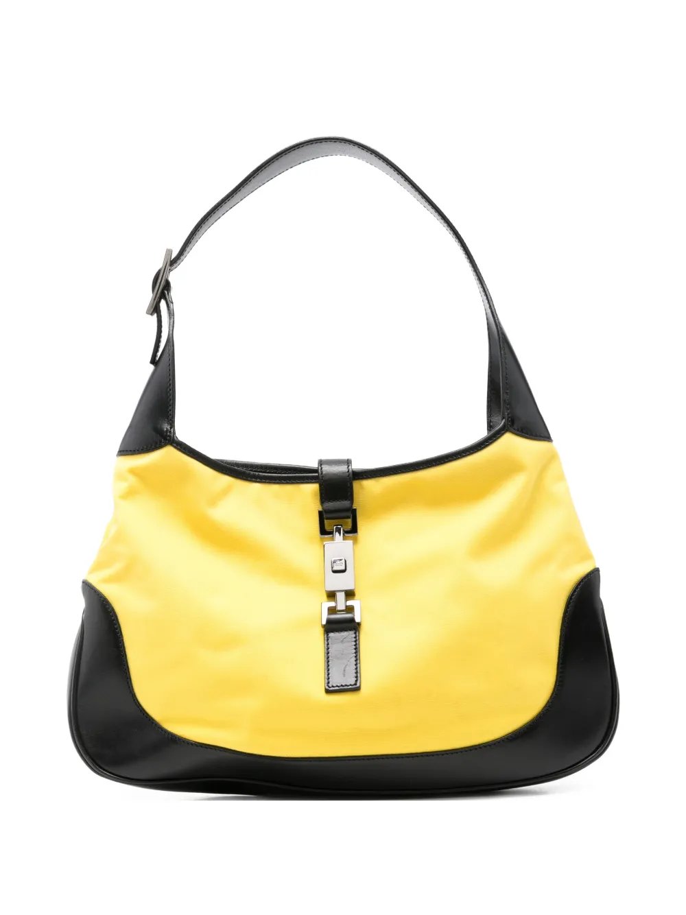 2000s Jackie leather-trim shoulder bag