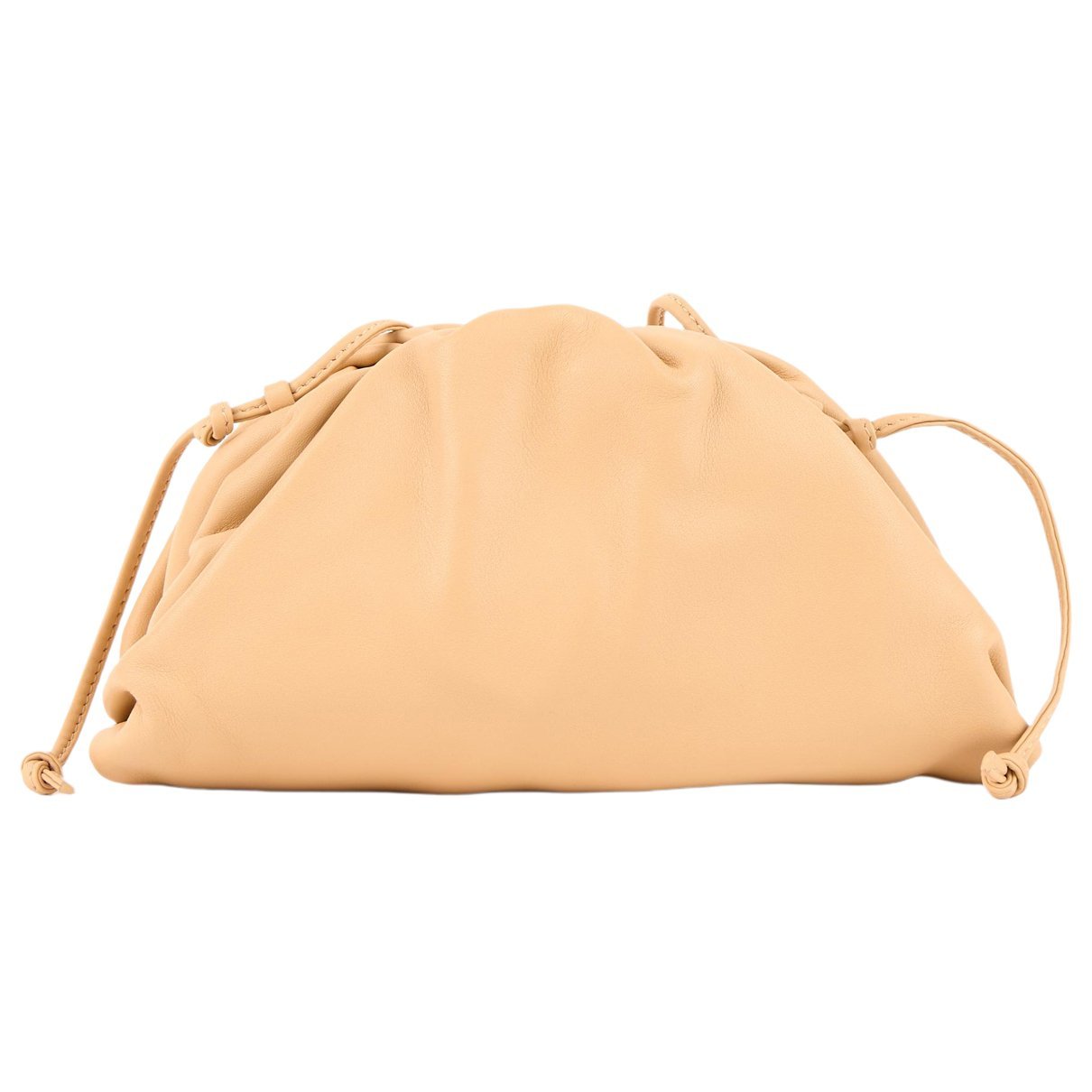 Pouch leather crossbody bag