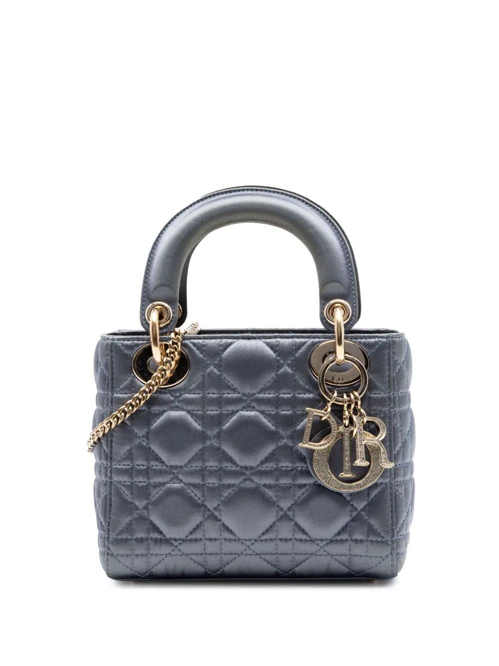 2019 Mini Satin Cannage Swarovski Crystal Lady Dior satchel