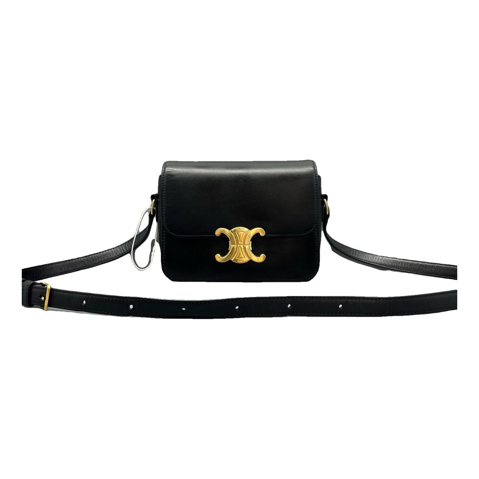 Triomphe leather handbag