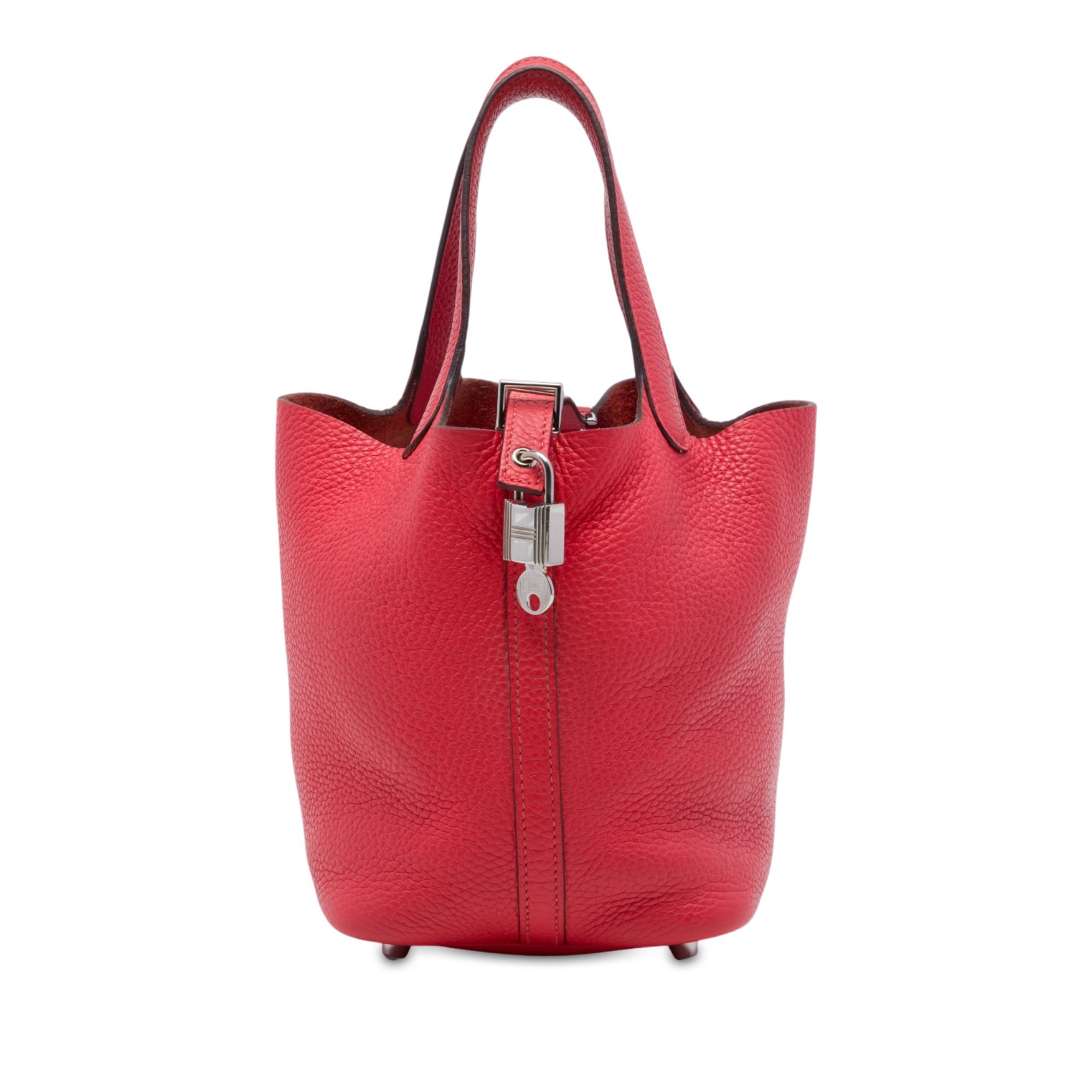 Picotin leather handbag