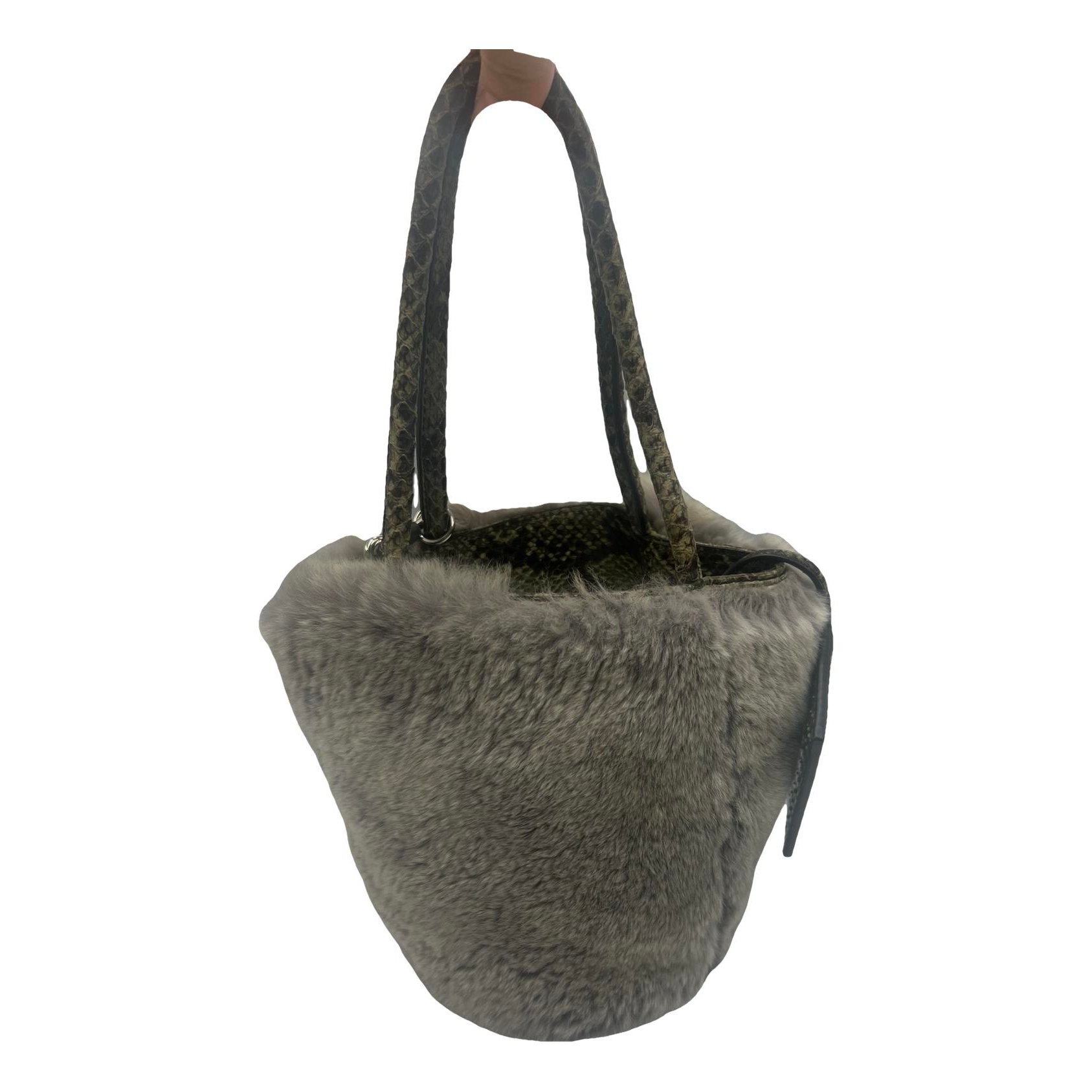 Alexander Wang Faux fur handbag
