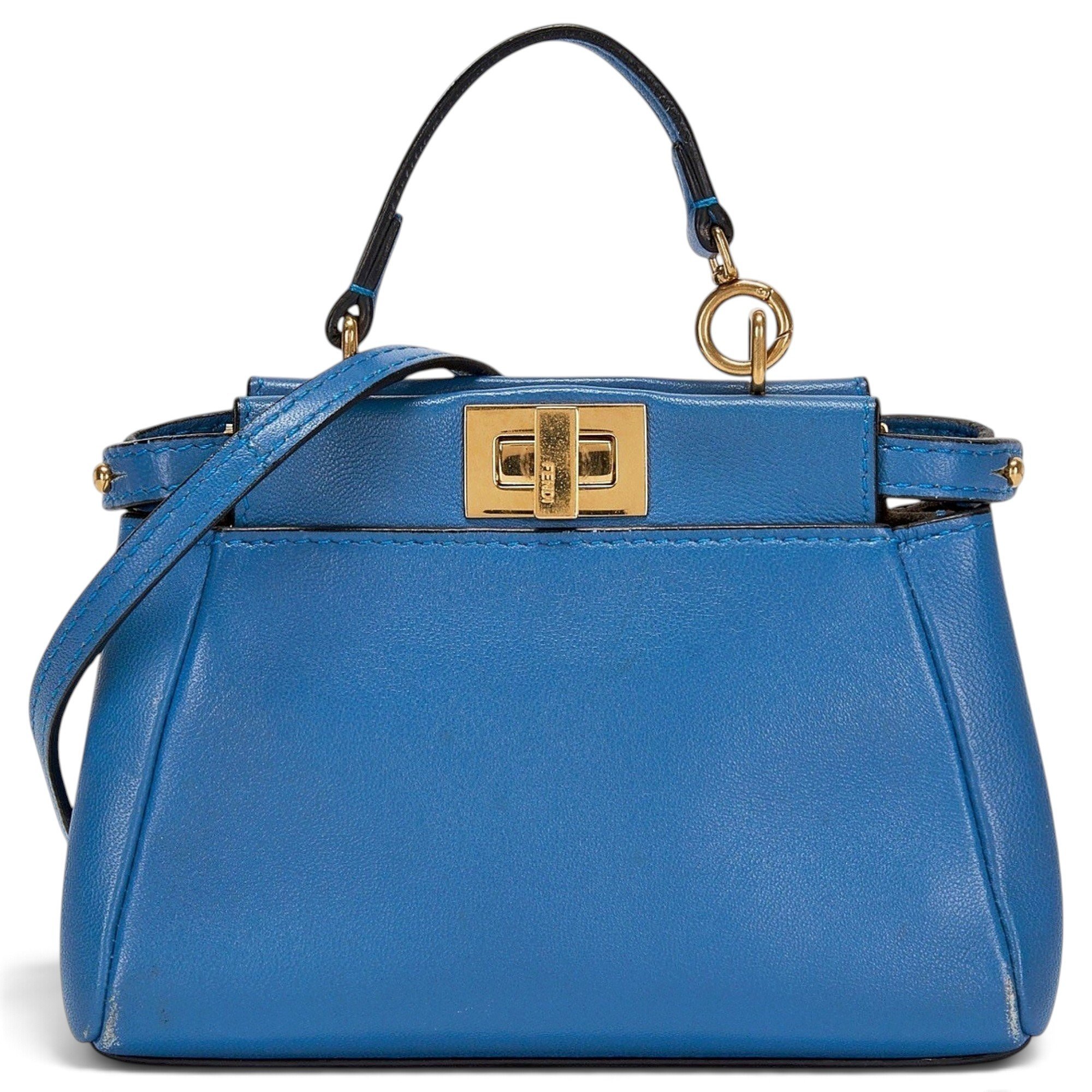 Peekaboo leather handbag