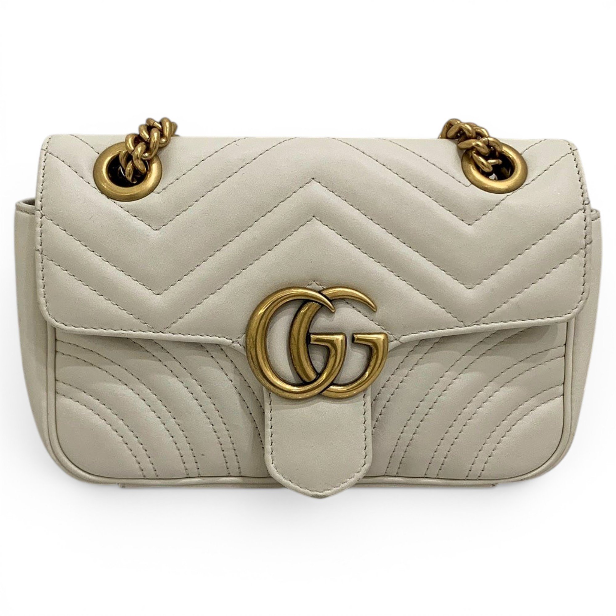 GG Marmont Flap leather crossbody bag