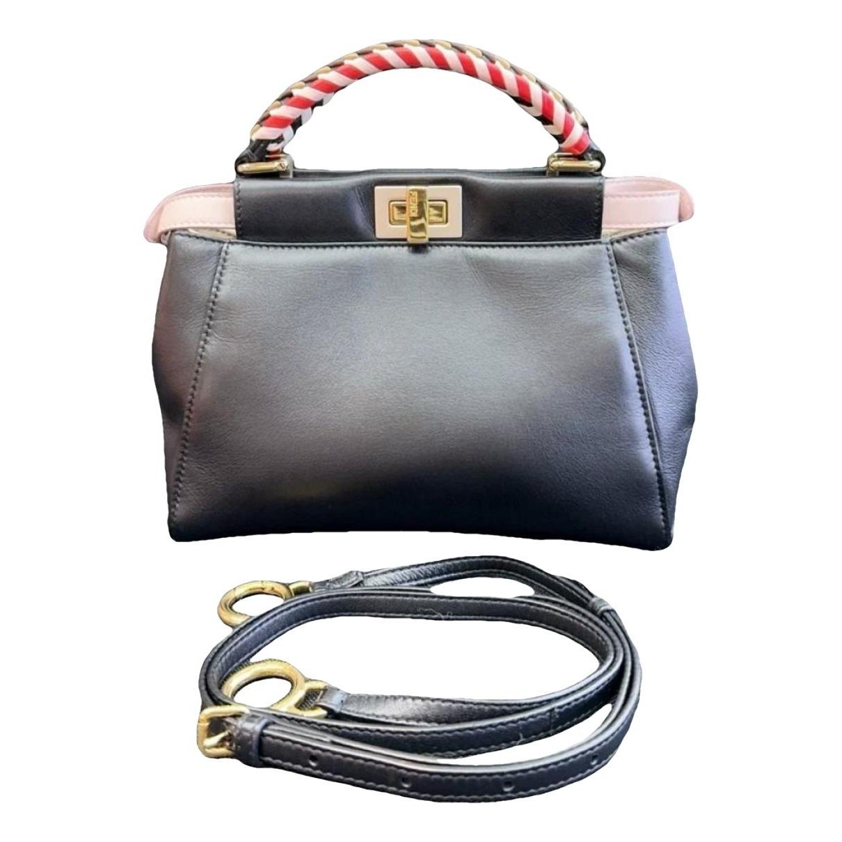 Peekaboo leather handbag