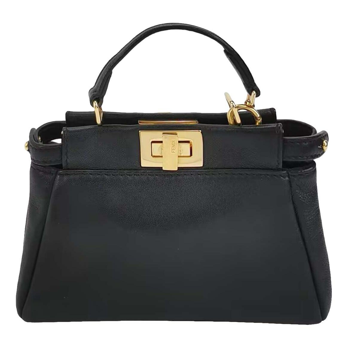Peekaboo leather handbag