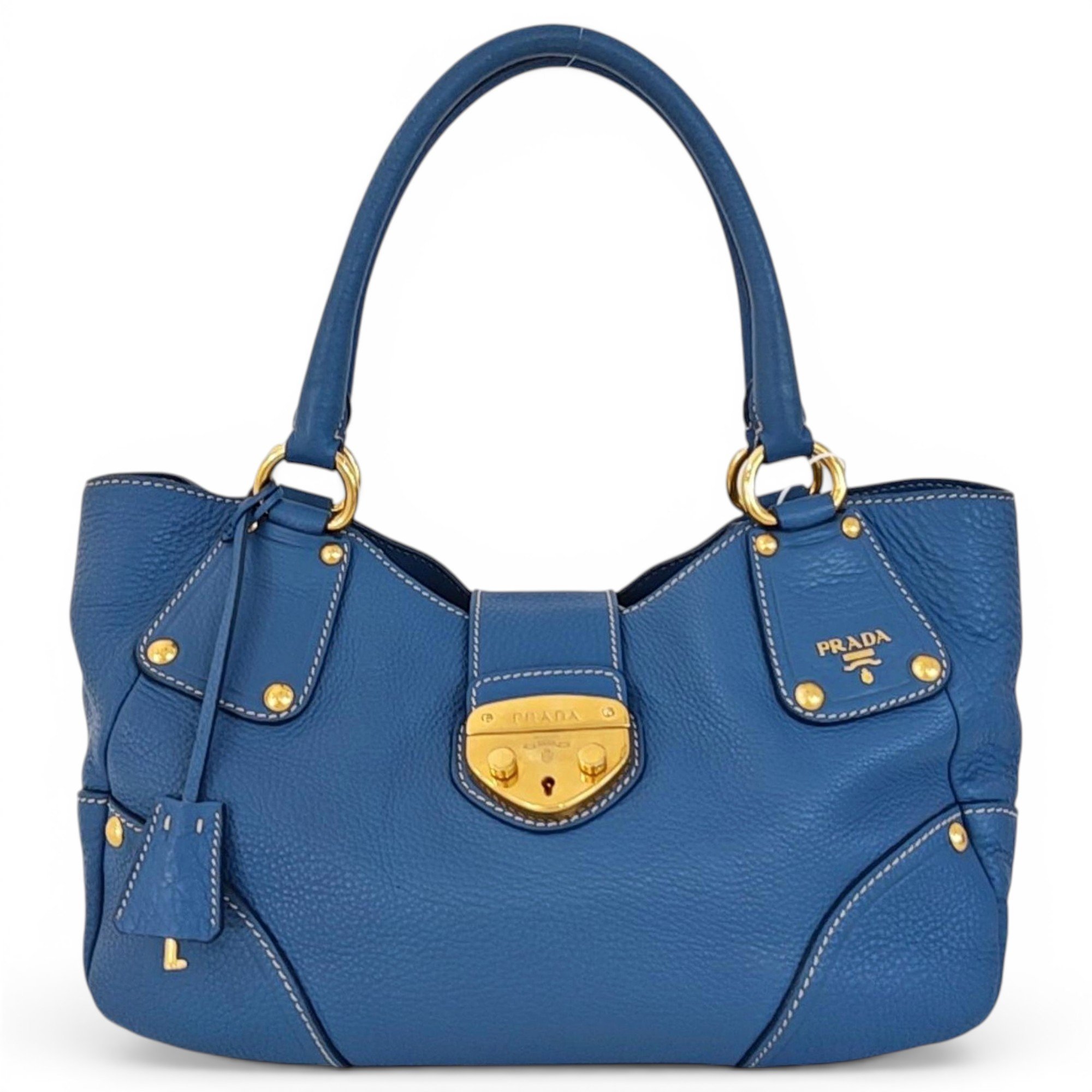 Moon leather handbag