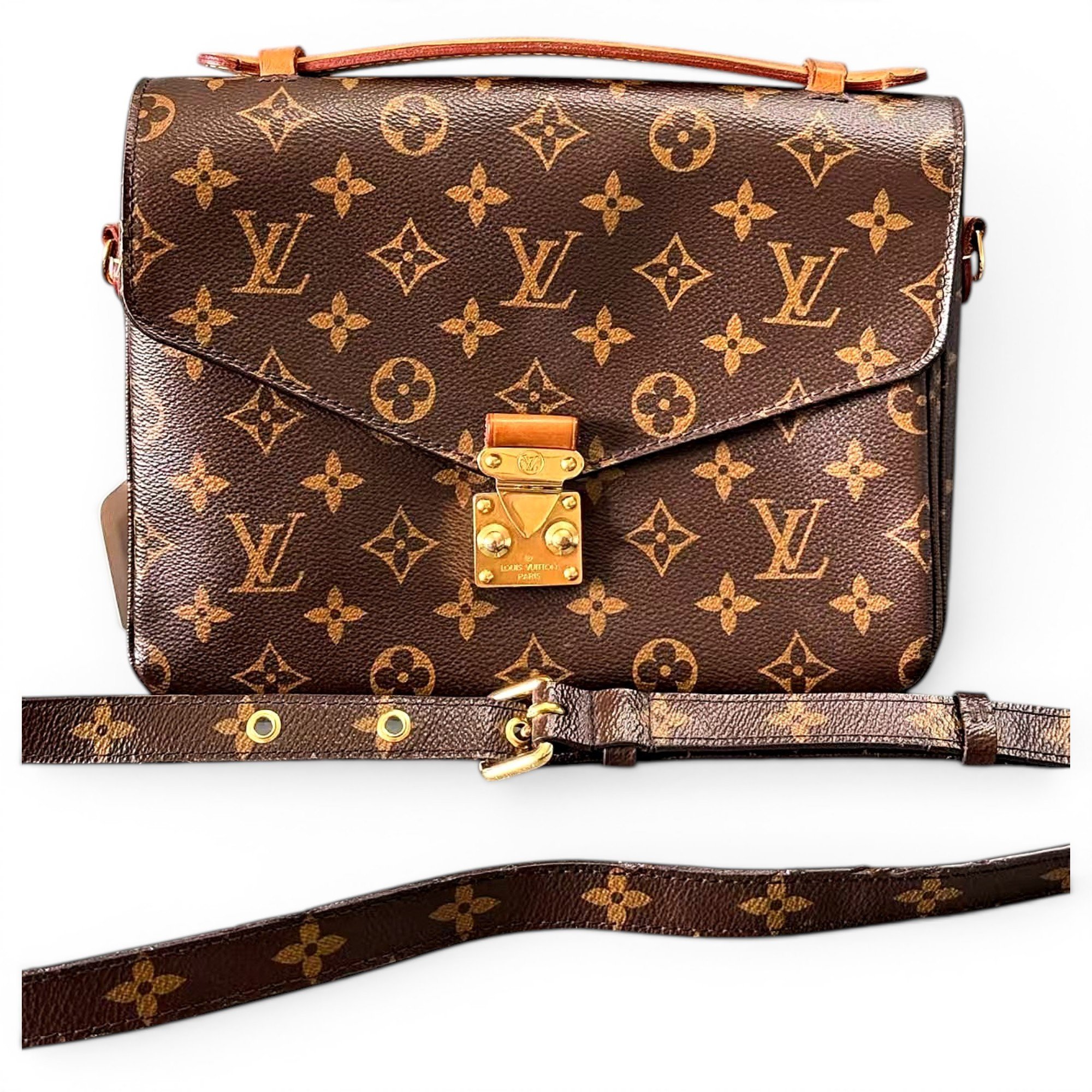 Metis leather handbag