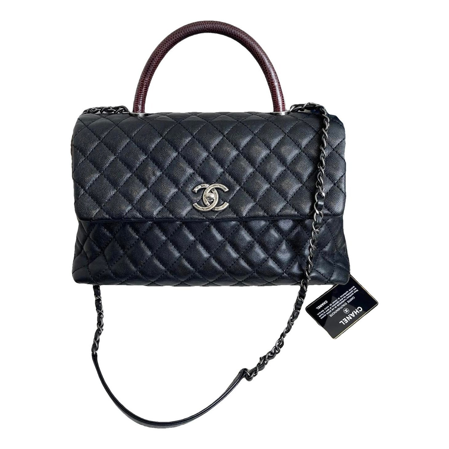 Coco Handle leather handbag