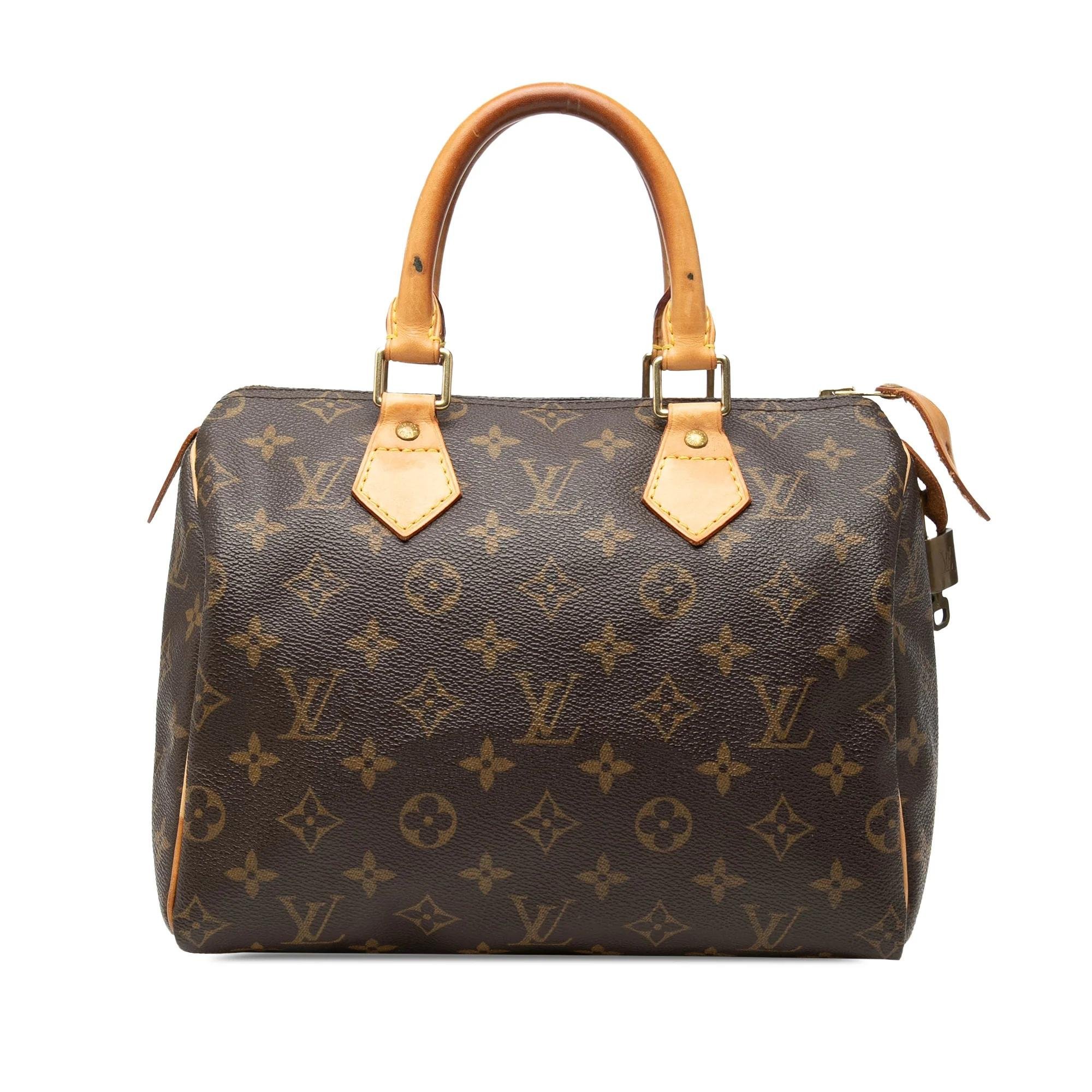 Speedy leather bag