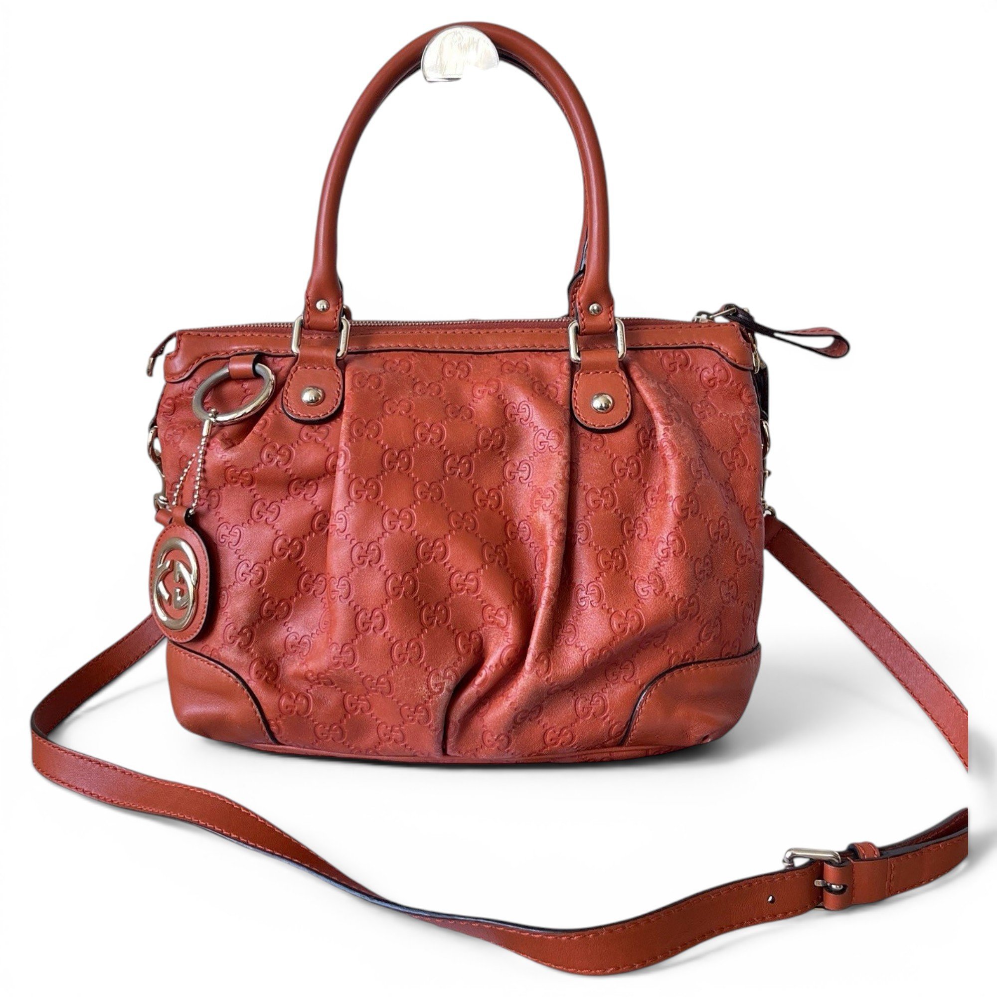 Leather handbag