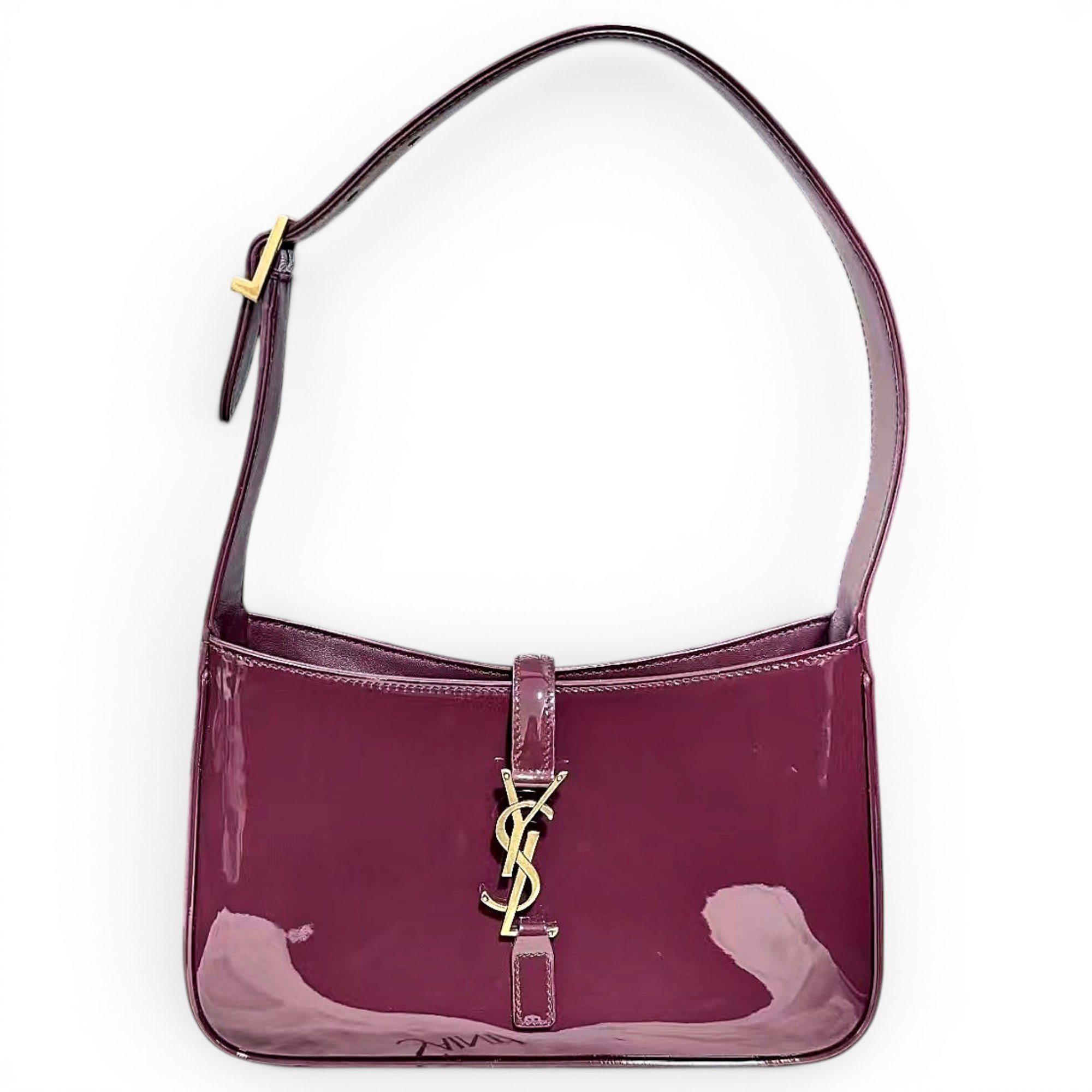 Le 5 à 7 patent leather handbag
