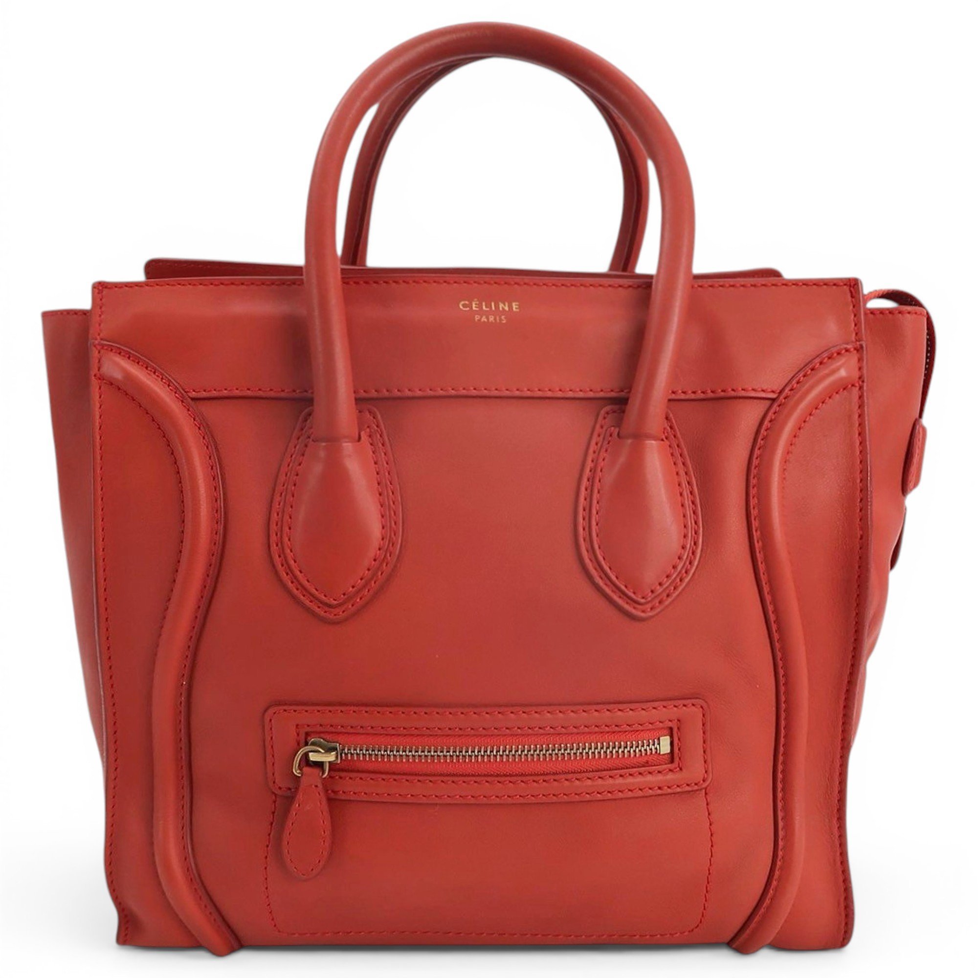 Luggage leather handbag