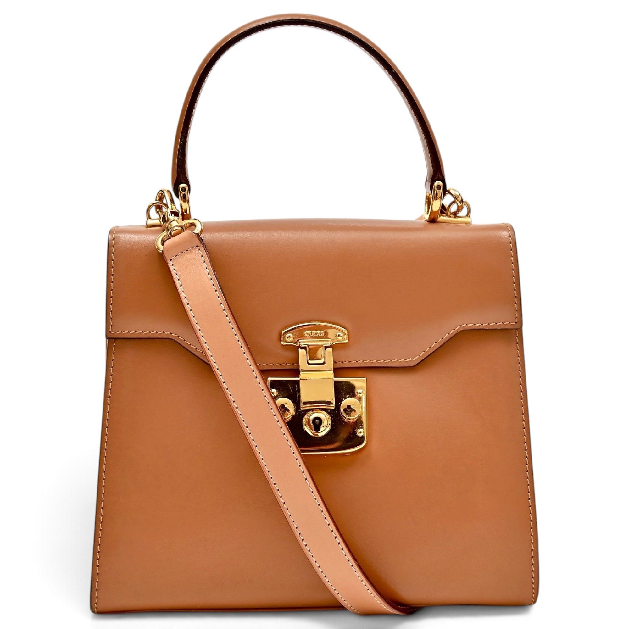 Lady Lock leather handbag