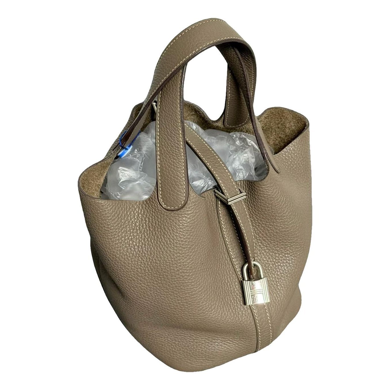 Picotin leather handbag