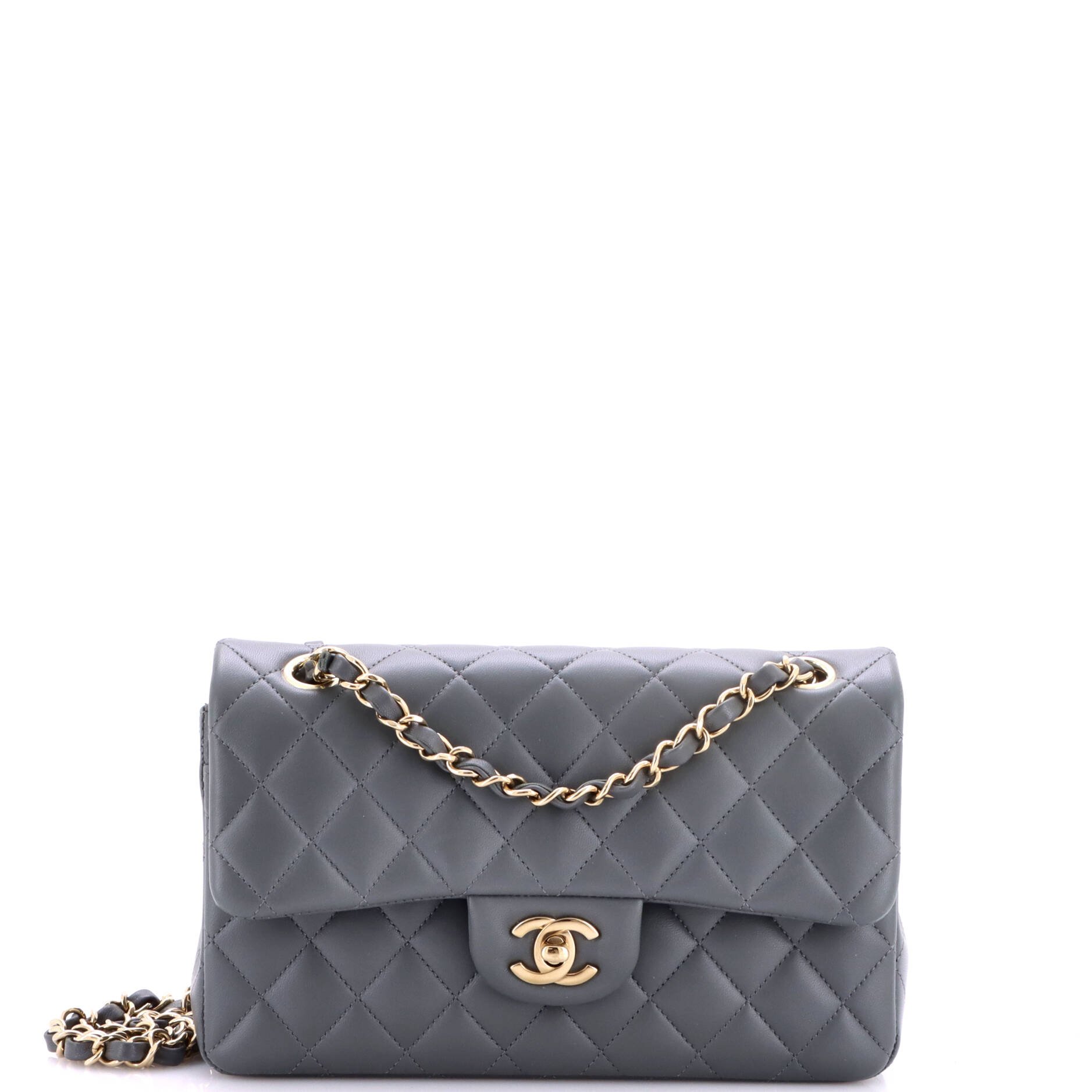 Classic Double Flap Bag Quilted Lambskin Small