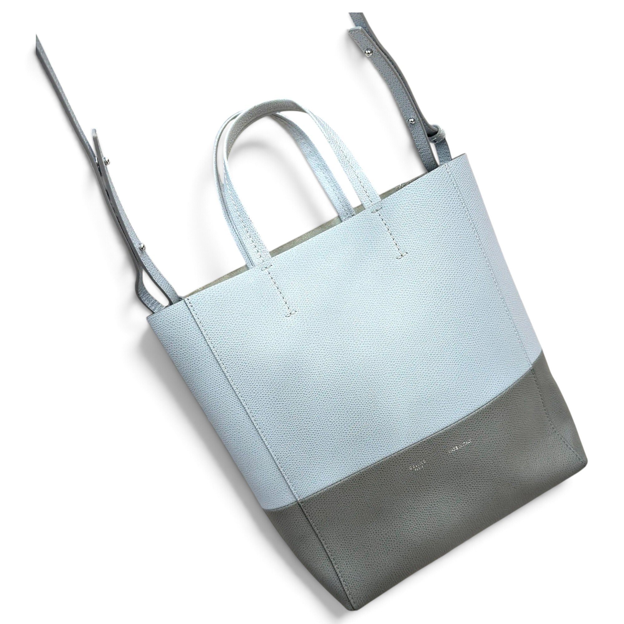 Cabas leather tote