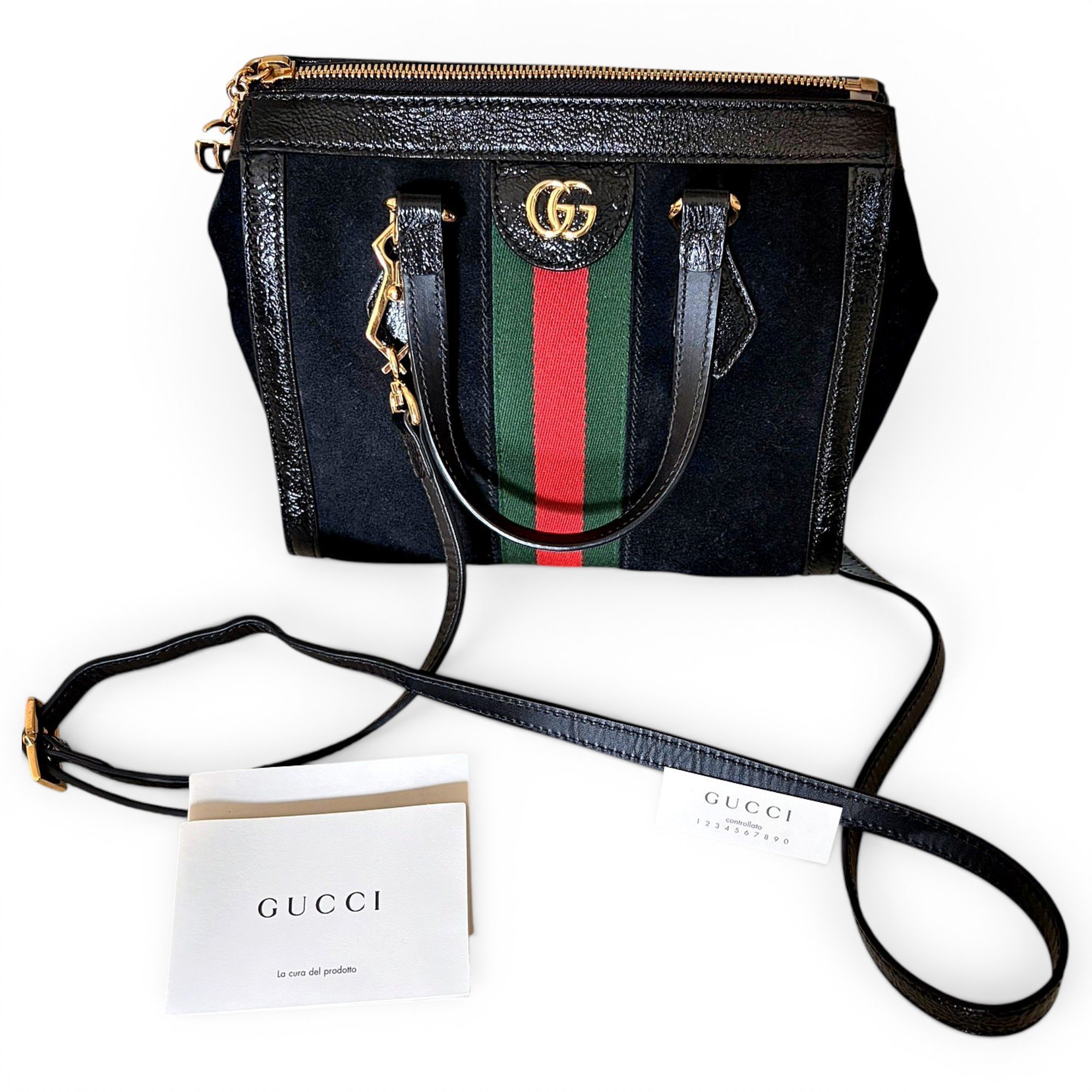 Ophidia Top Handle handbag
