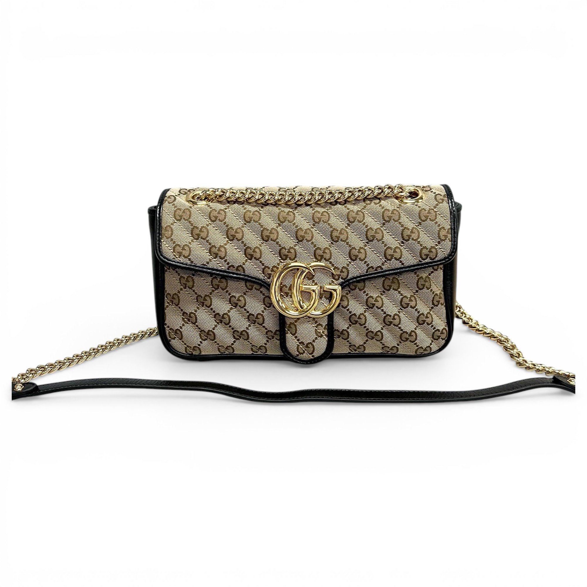 GG Marmont Flap leather handbag