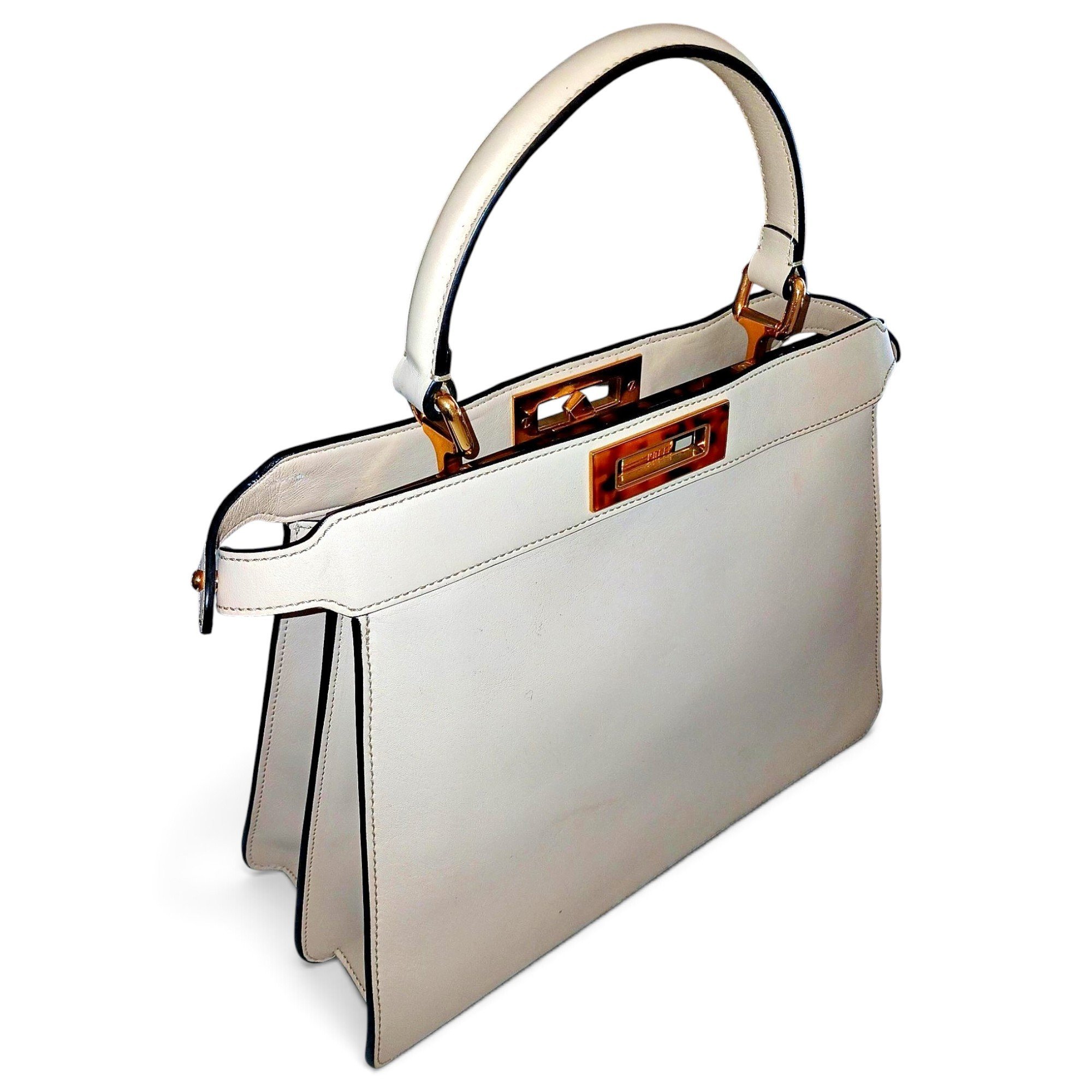 Peekaboo leather crossbody bag