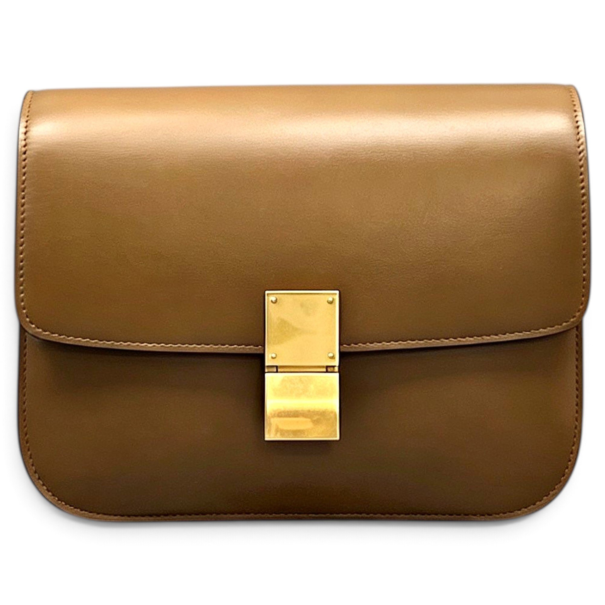 Classic leather crossbody bag