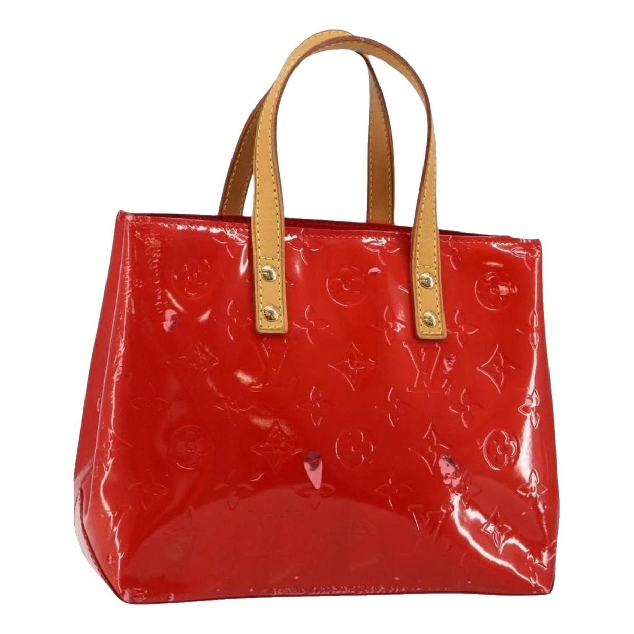 Patent leather handbag