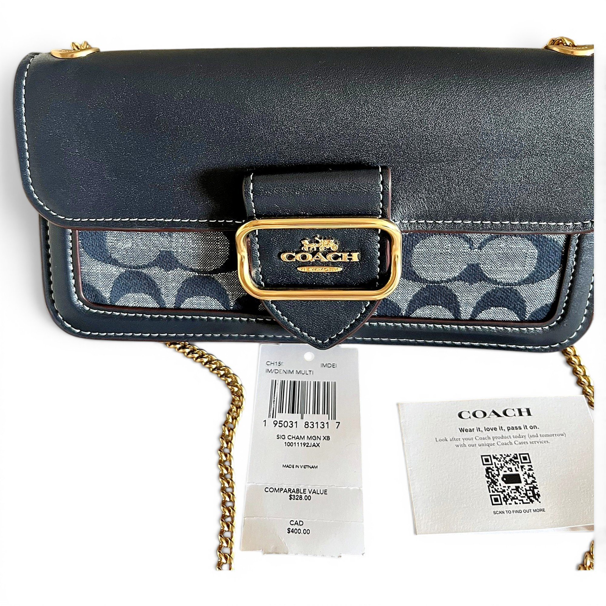 Leather crossbody bag