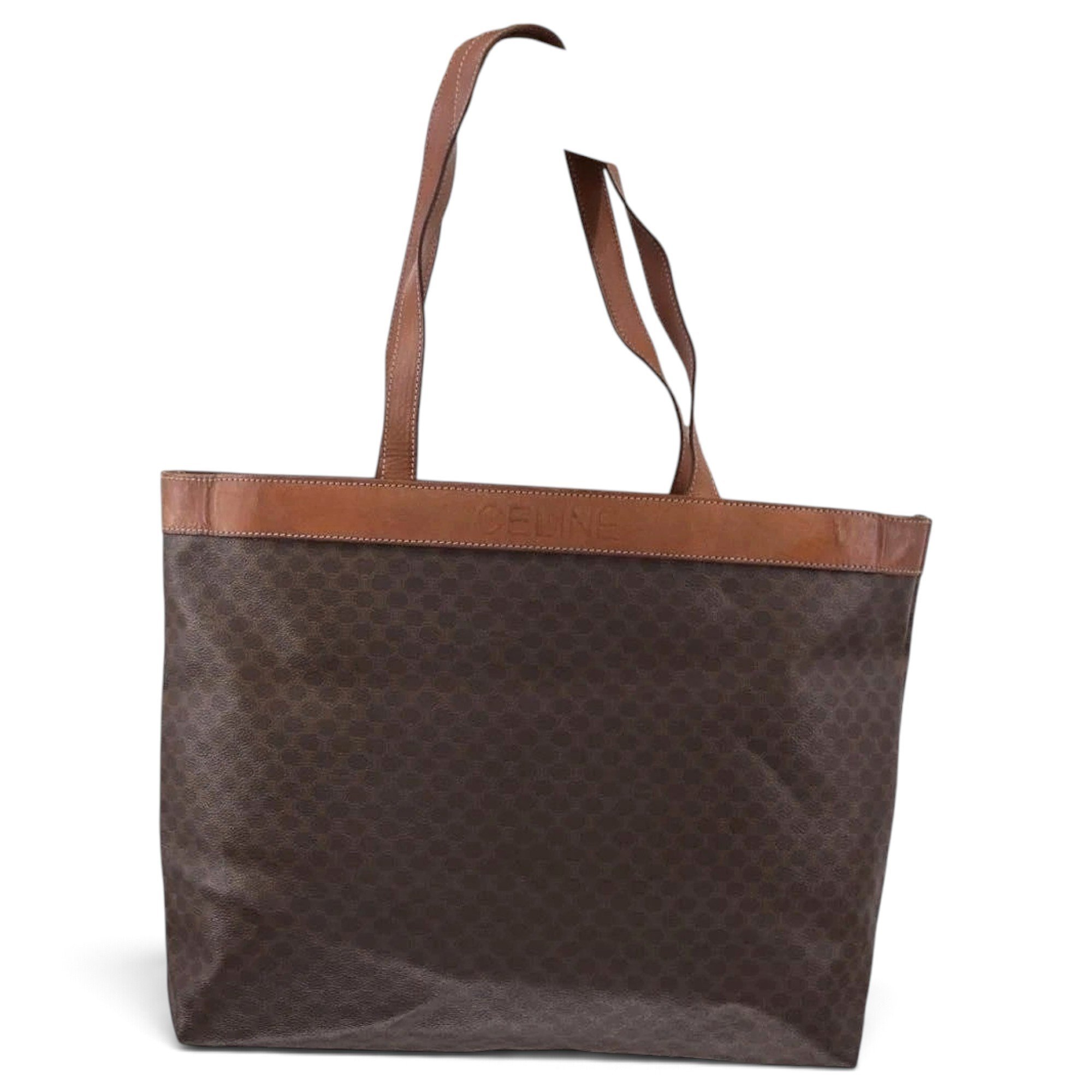 Leather tote