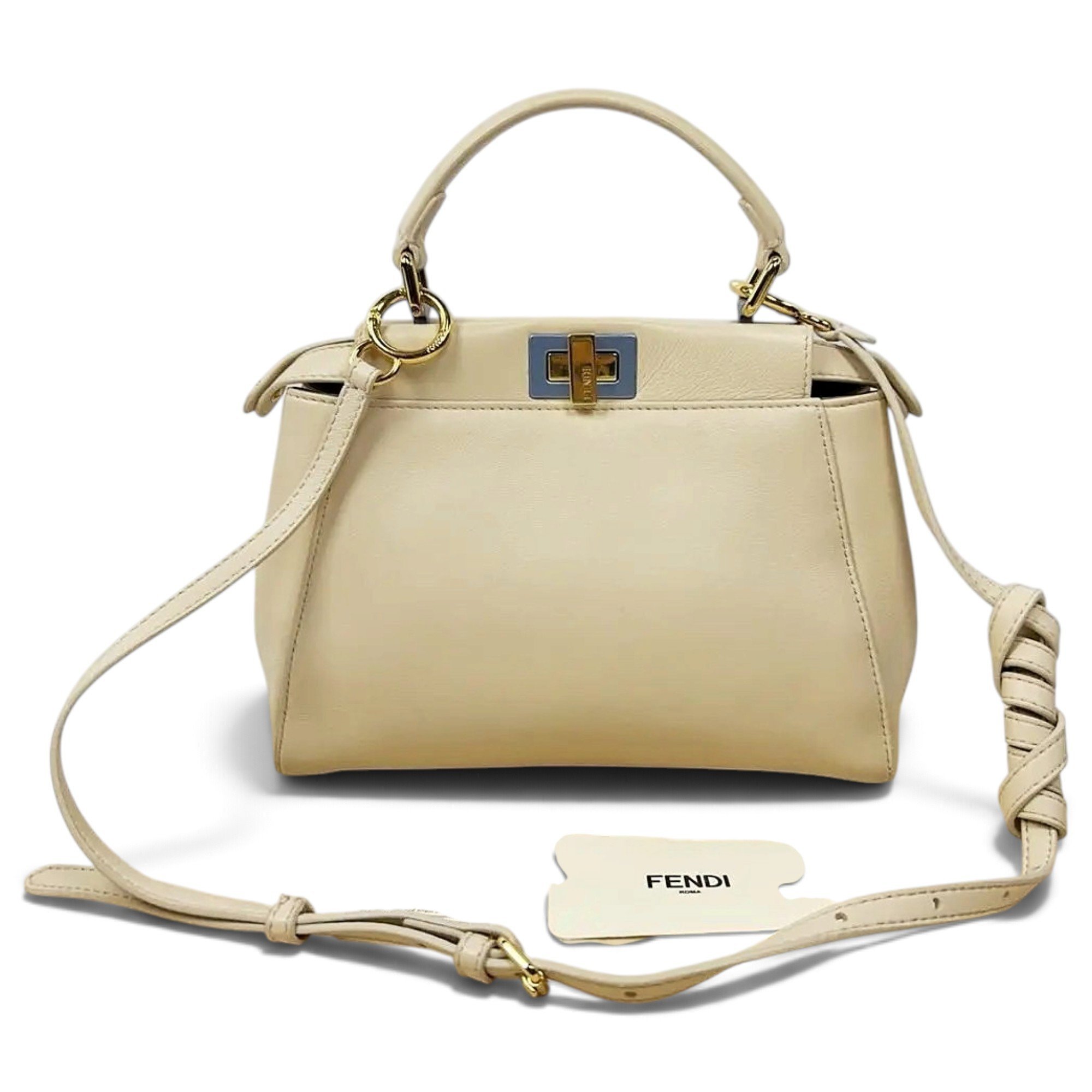 Peekaboo leather crossbody bag