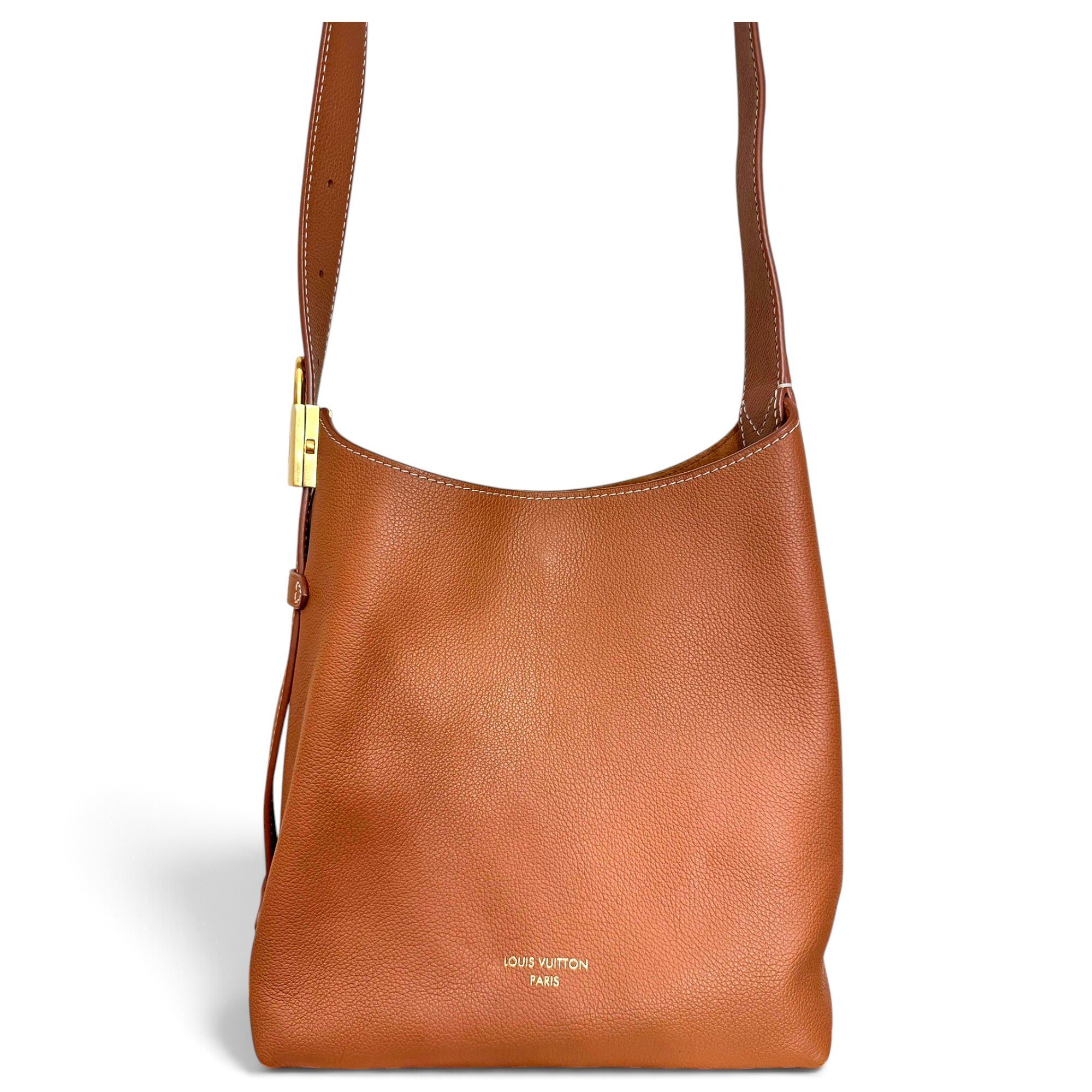 Low Key Hobo leather handbag