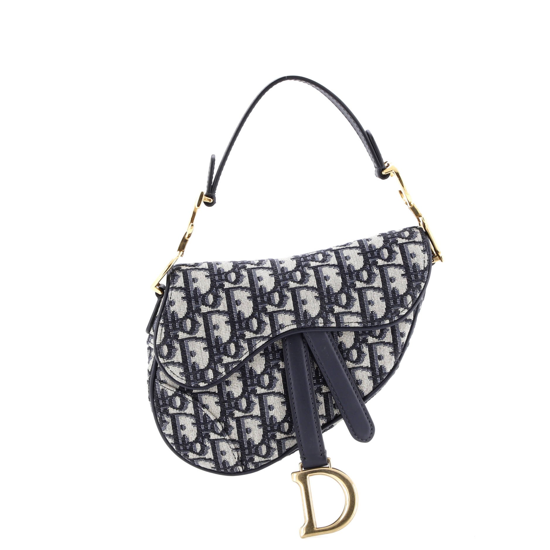Dior Saddle Handbag Oblique Canvas Mini