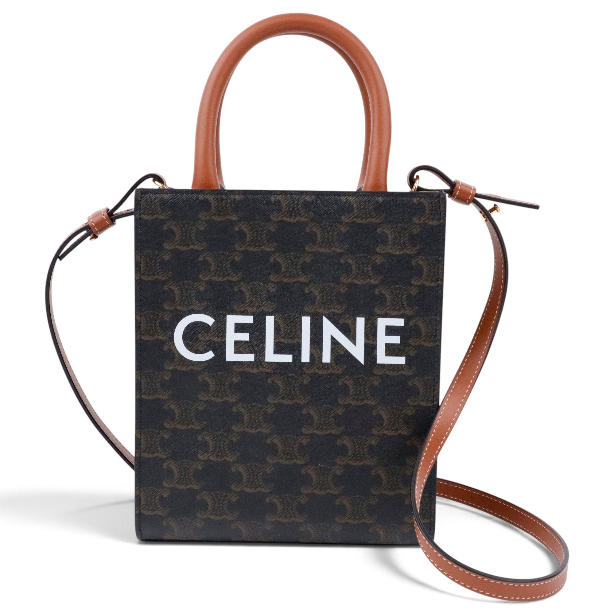 Patent leather handbag