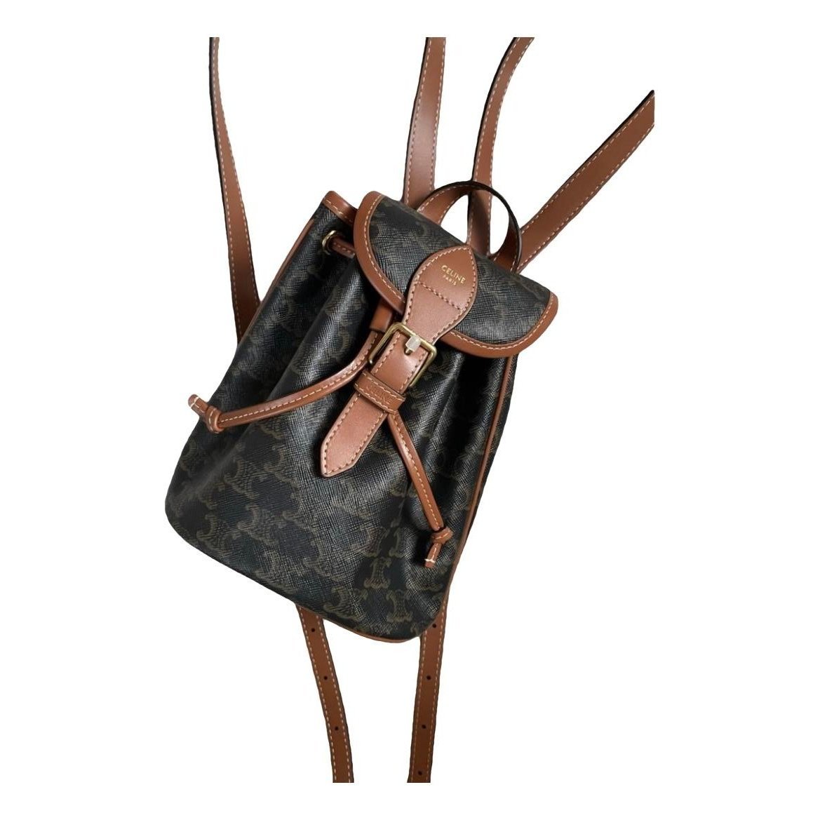 Folco leather backpack