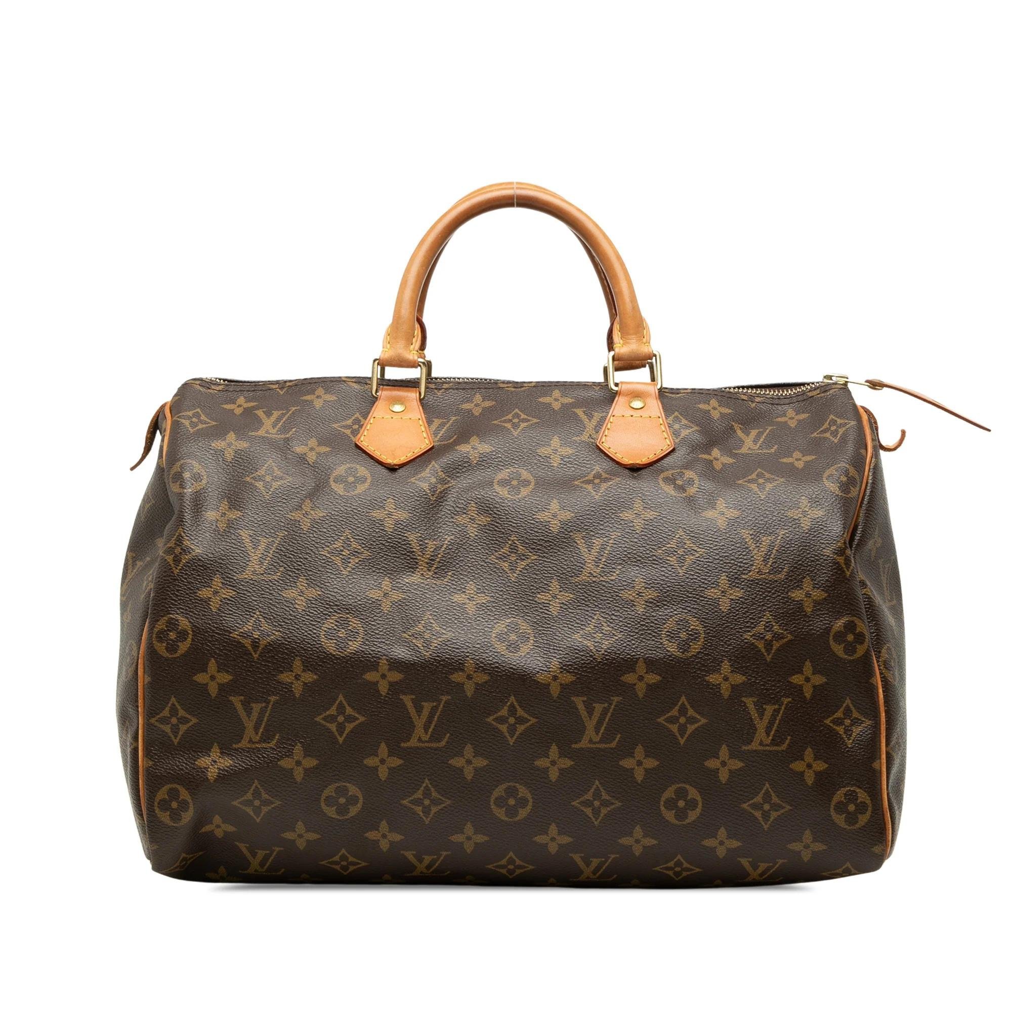 Speedy leather bag