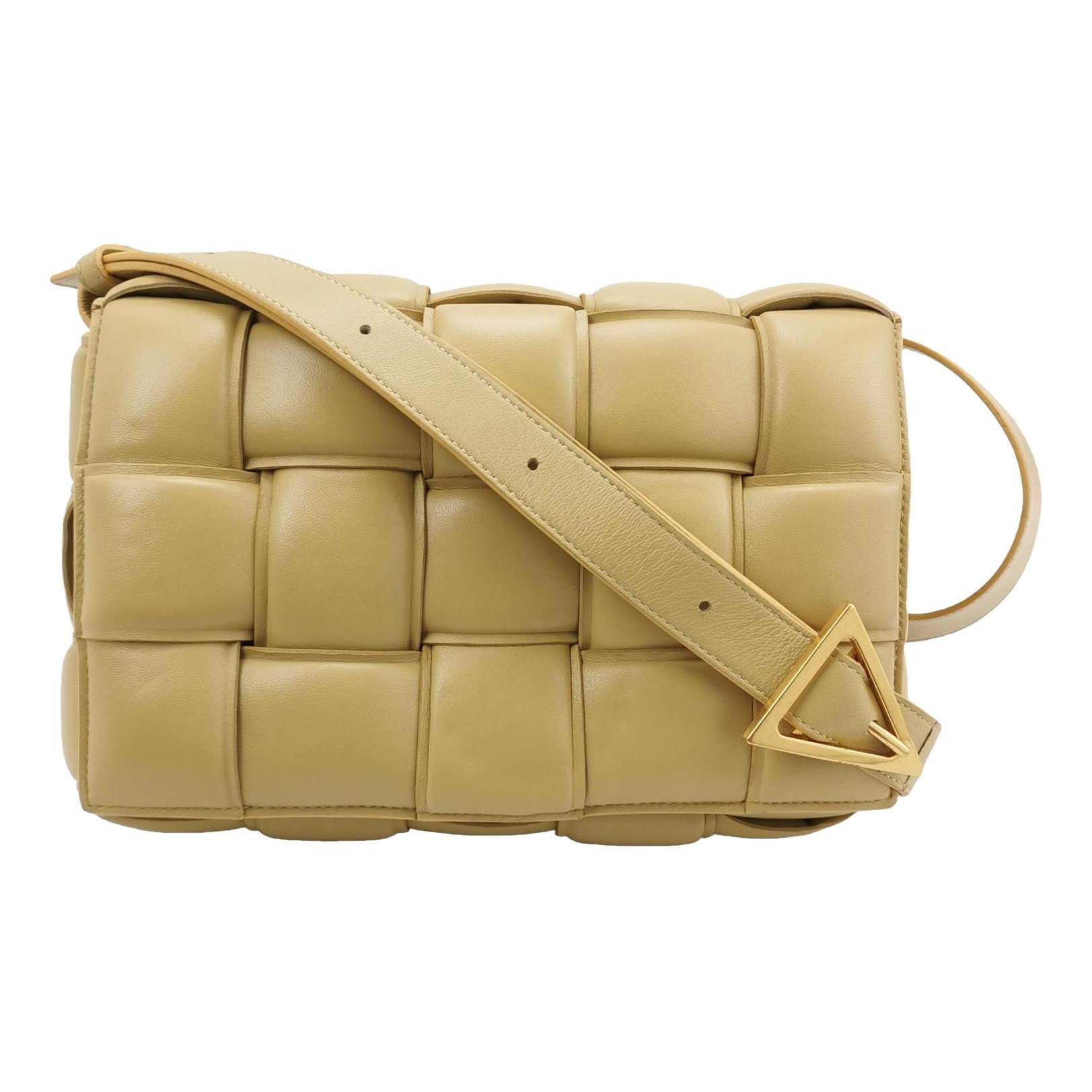 Cassette leather crossbody bag