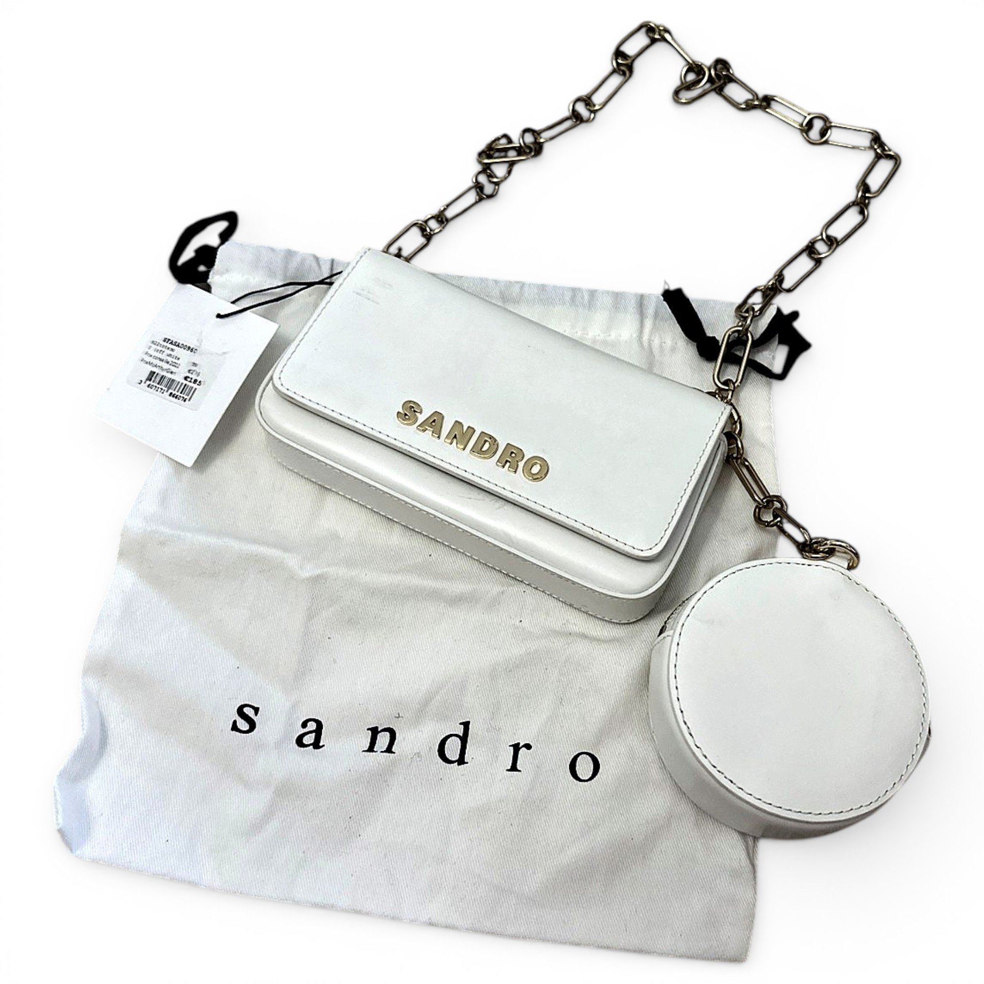 Sandro Leather crossbody bag