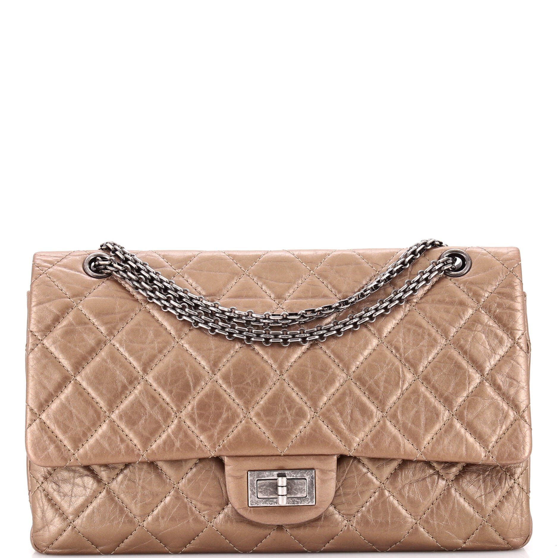 Chanel Reissue 2.55 Flap Bag Quilted Aged Calfskin 226
